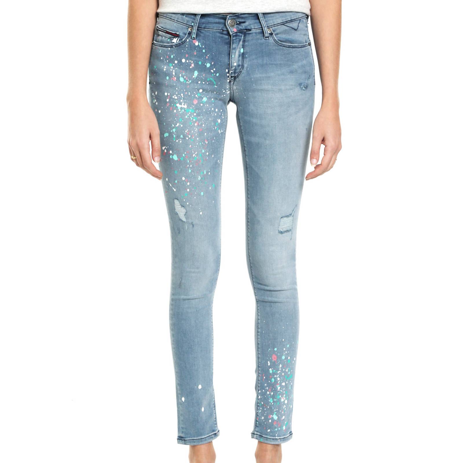 Jeans Mid Rise Skinny Nora para Dama