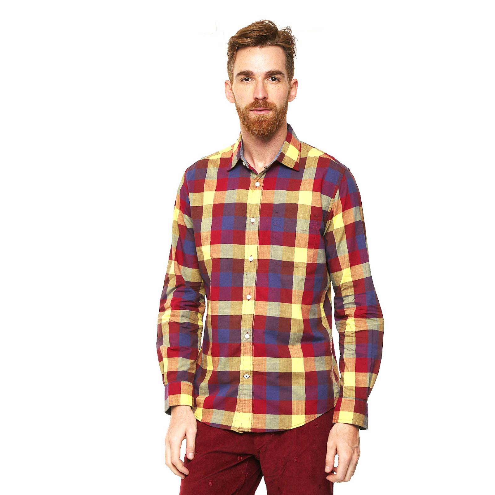 Camisa Curtis Plaid para Caballero