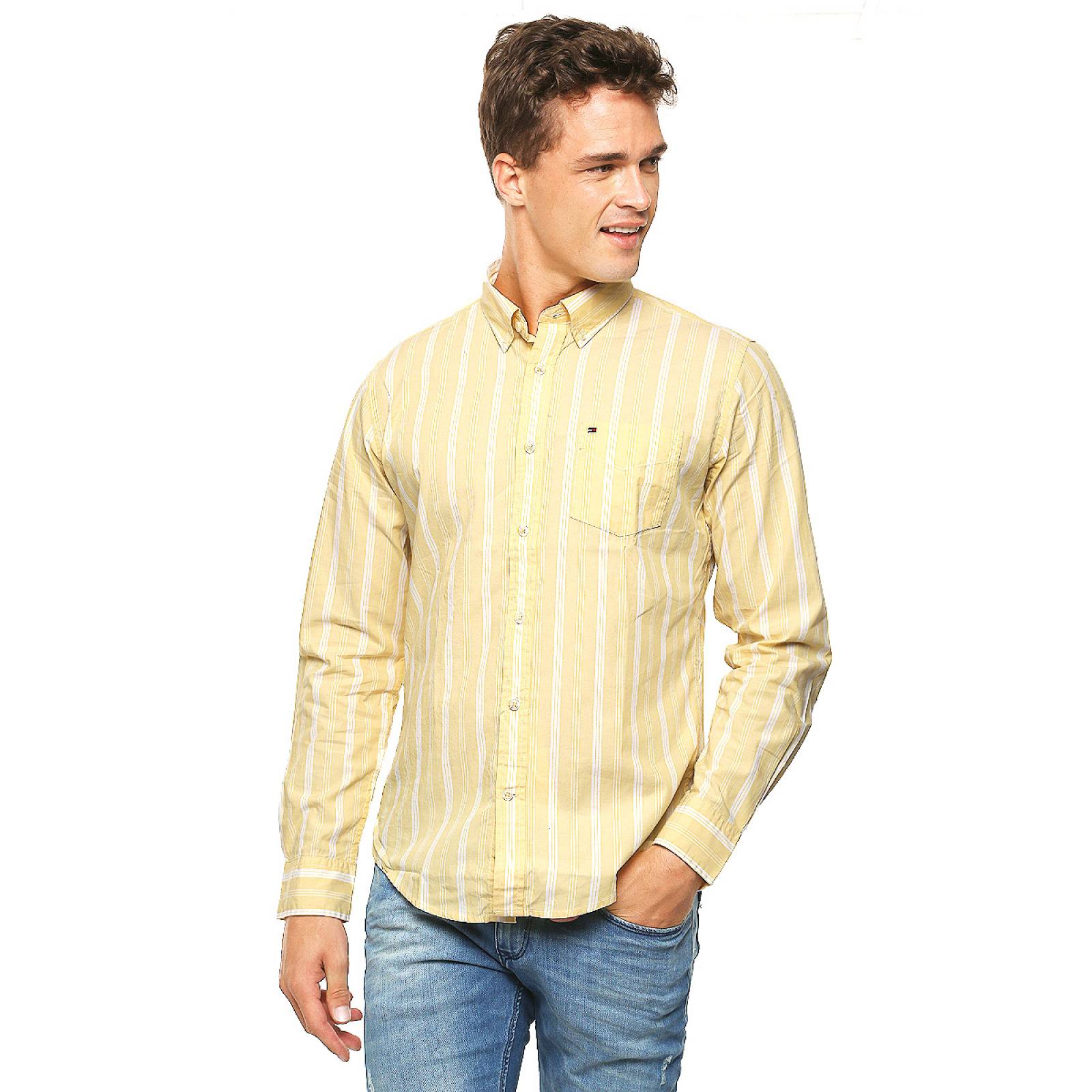 Camisa Tommy Hilfiger color Amarillo