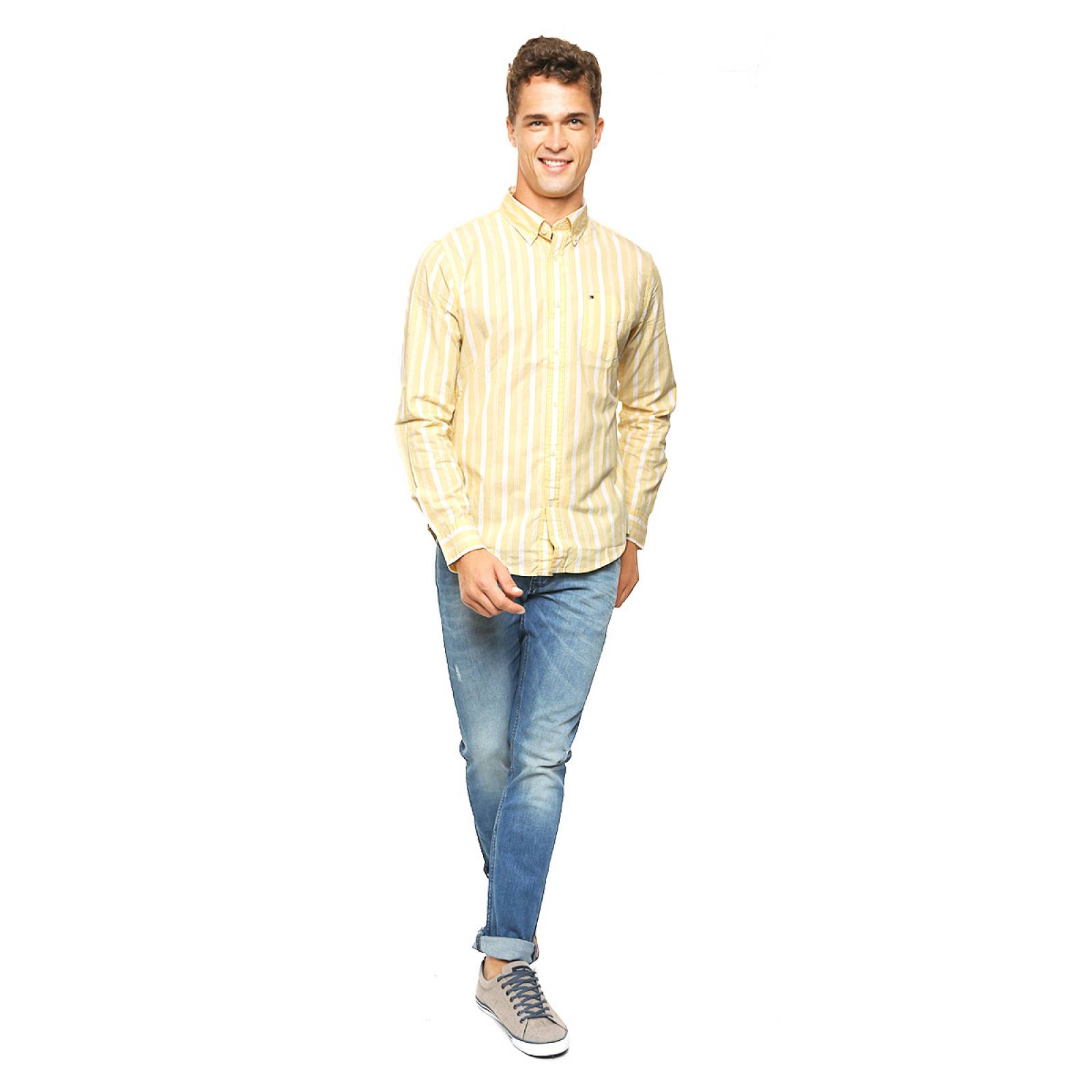 Camisa Tommy Hilfiger color Amarillo