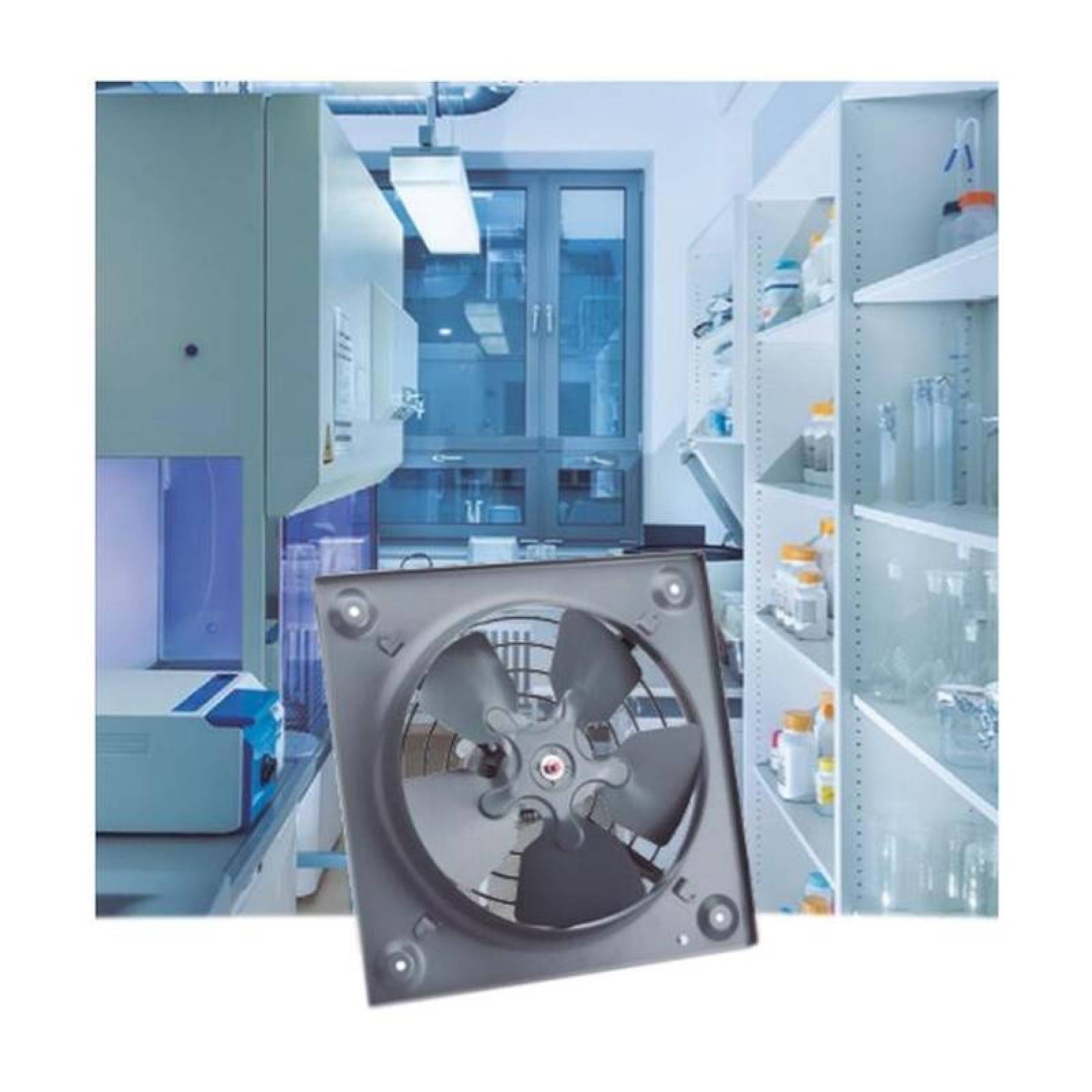 Extractor Axial 110V Soler MXAAI-002-8 Aspas 10" Diámetro 825m3hr 127V 140HP 60Hz 0,65A 55dB, AxiAire