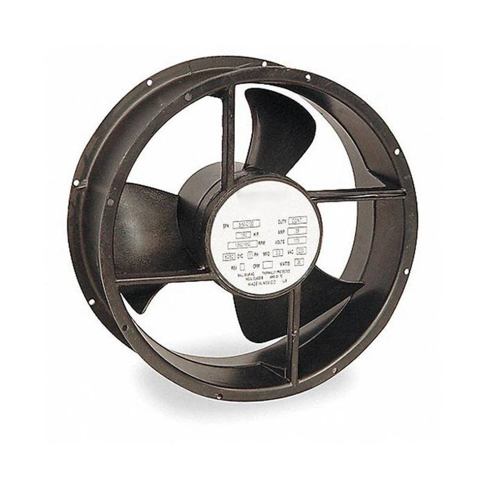 Extractor Axial Horizontal, MXASP-001-15, Aspas 10" Diámetro, 952m3/hr, 115 V, 36 W, 0,36 A,1500 RPM, 49dB, 60Hz, AirSpin