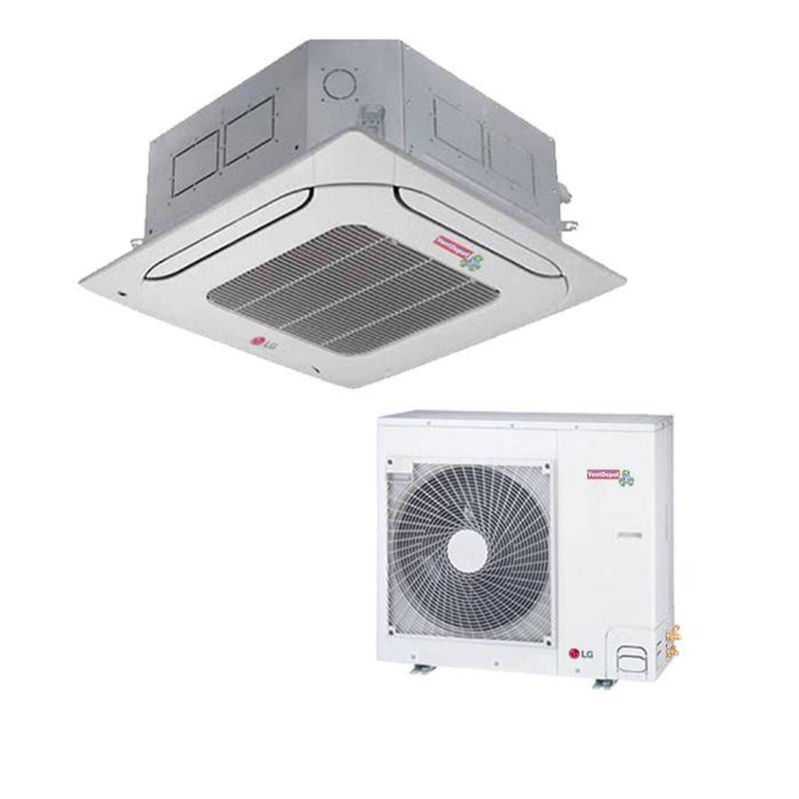 Aire Tipo Cassette para Interior MXPEL-001-20 48000BTUs 4,0Ton R410A 19,9SEER 2,85EER Sólo Frío 220V 1F 60Hz, EvapoCold