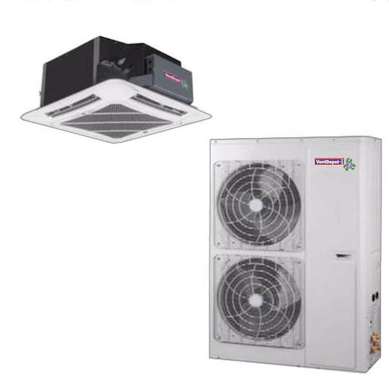 Aires Acondicionados de Plafon MXYCS-002-6 24000BTU 2 Ton R-410A Solo Frío 220V 1F 60Hz 20 SEER cControl Remoto, YorkCassette