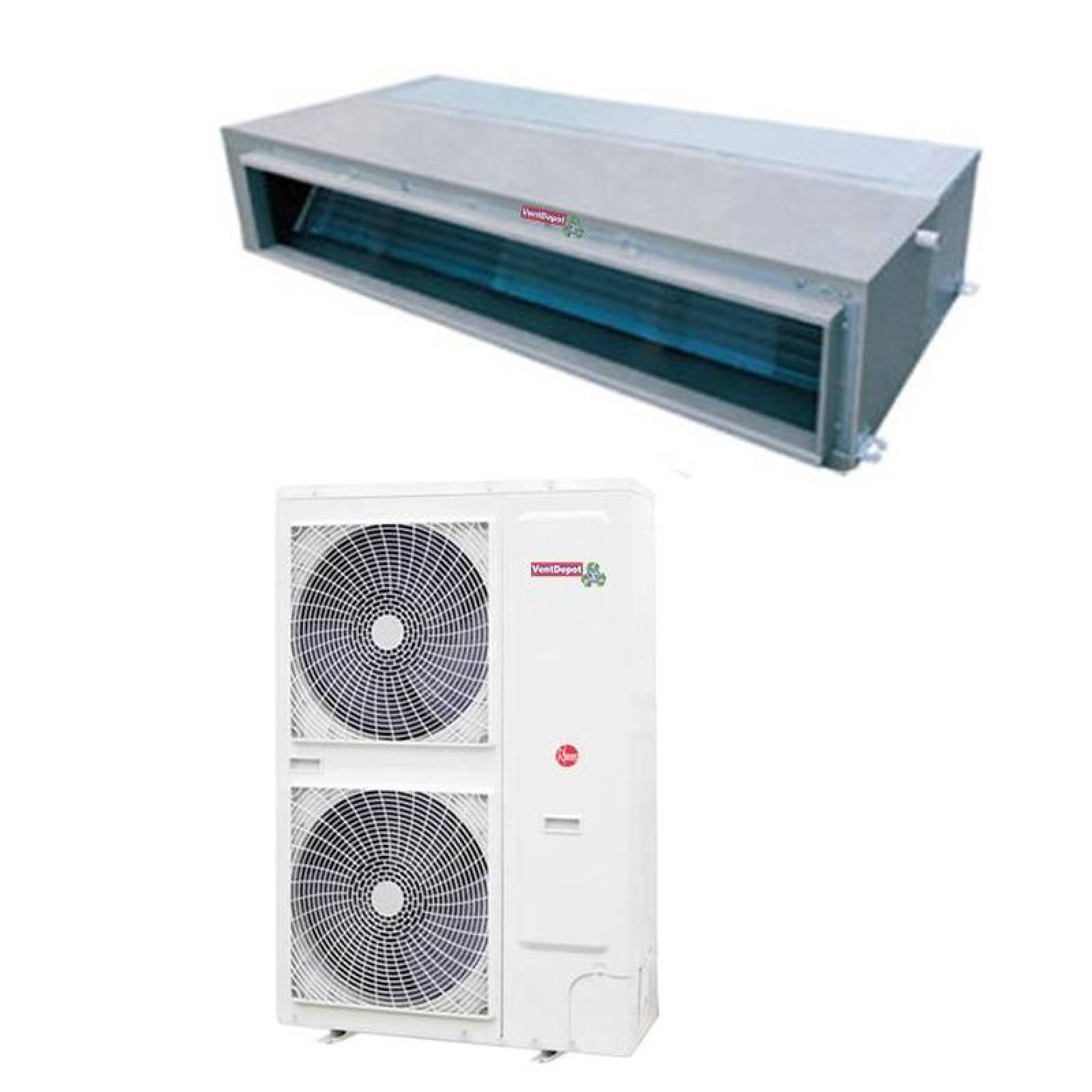 Aire Acondicionado para Techo MXELD-001-3 36000BTU 3,0Ton R-410A Solo Frío 220V 1F 60Hz 17 SEER Termostato, EvapoBox
