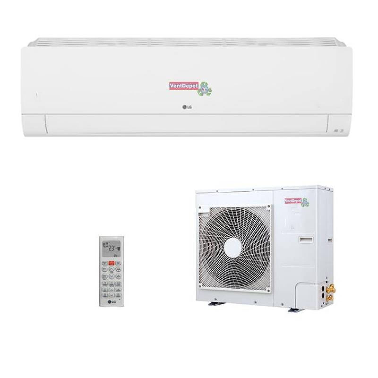 MiniSplit para Interiores MXERG-001-30 36000BTU 3 Ton R410 Frio Calor 220V 1F 60Hz 20 SEER ccontrol remoto, EnergyAir
