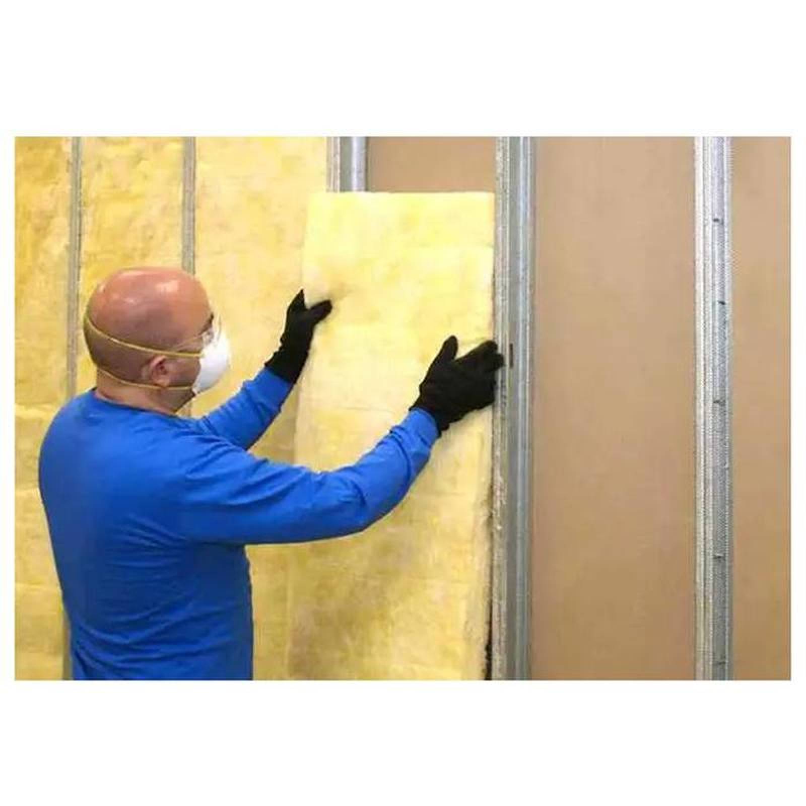 Colchonetas en Fibra de Vidrio, MXLGS-002-4, Espesor 2", Ancho 24", Largo 15.24m, 50C a 300C, Densidad 14Kg/m³, Color Amarillo., RollGlass