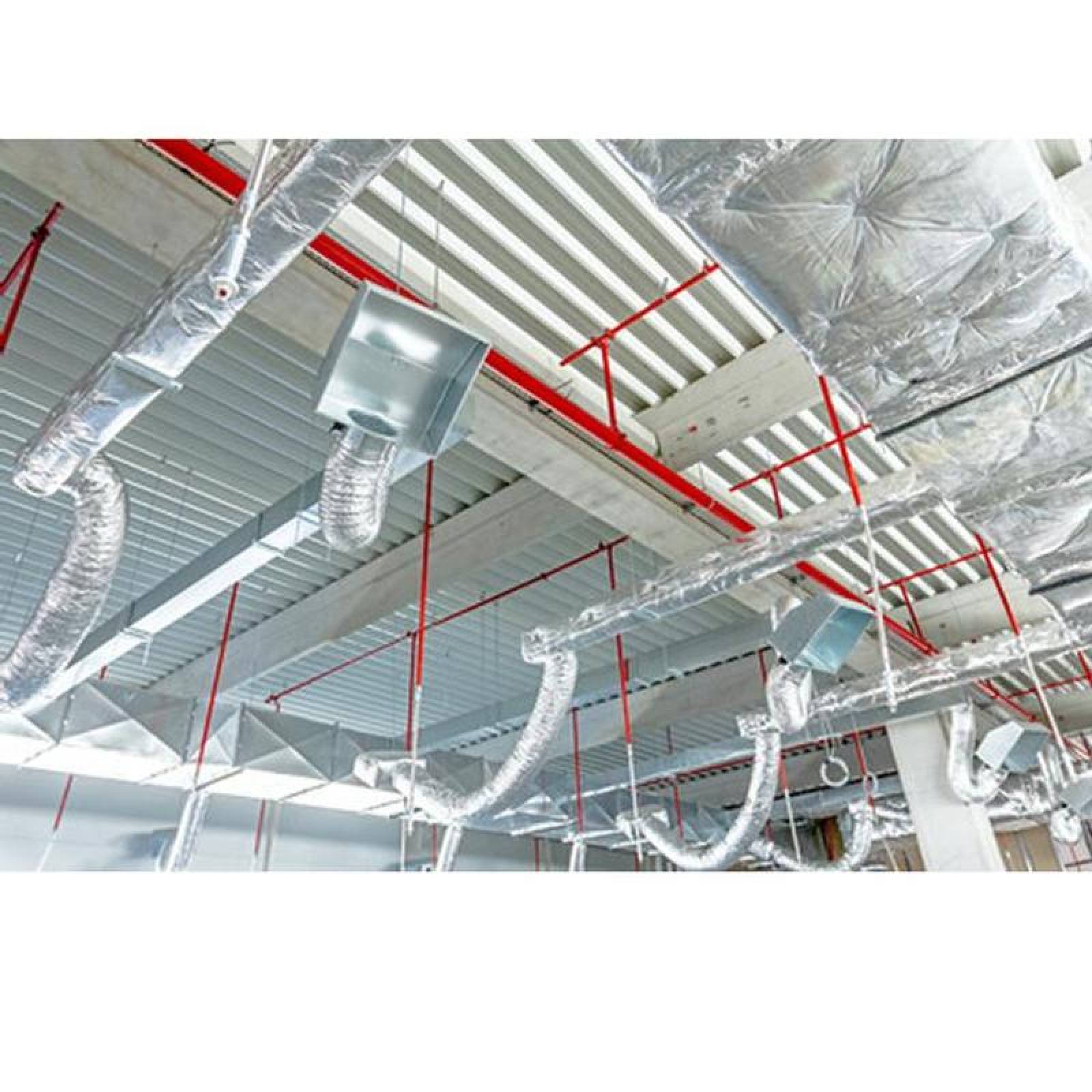 Rollo Aislante Termico para Calor, MXFOI-001-11, Inflamabilidad menor 5%, 60mx1.25m, 75m², 2 capas 1 Metalizada, 1 Kraft., AlumFoil