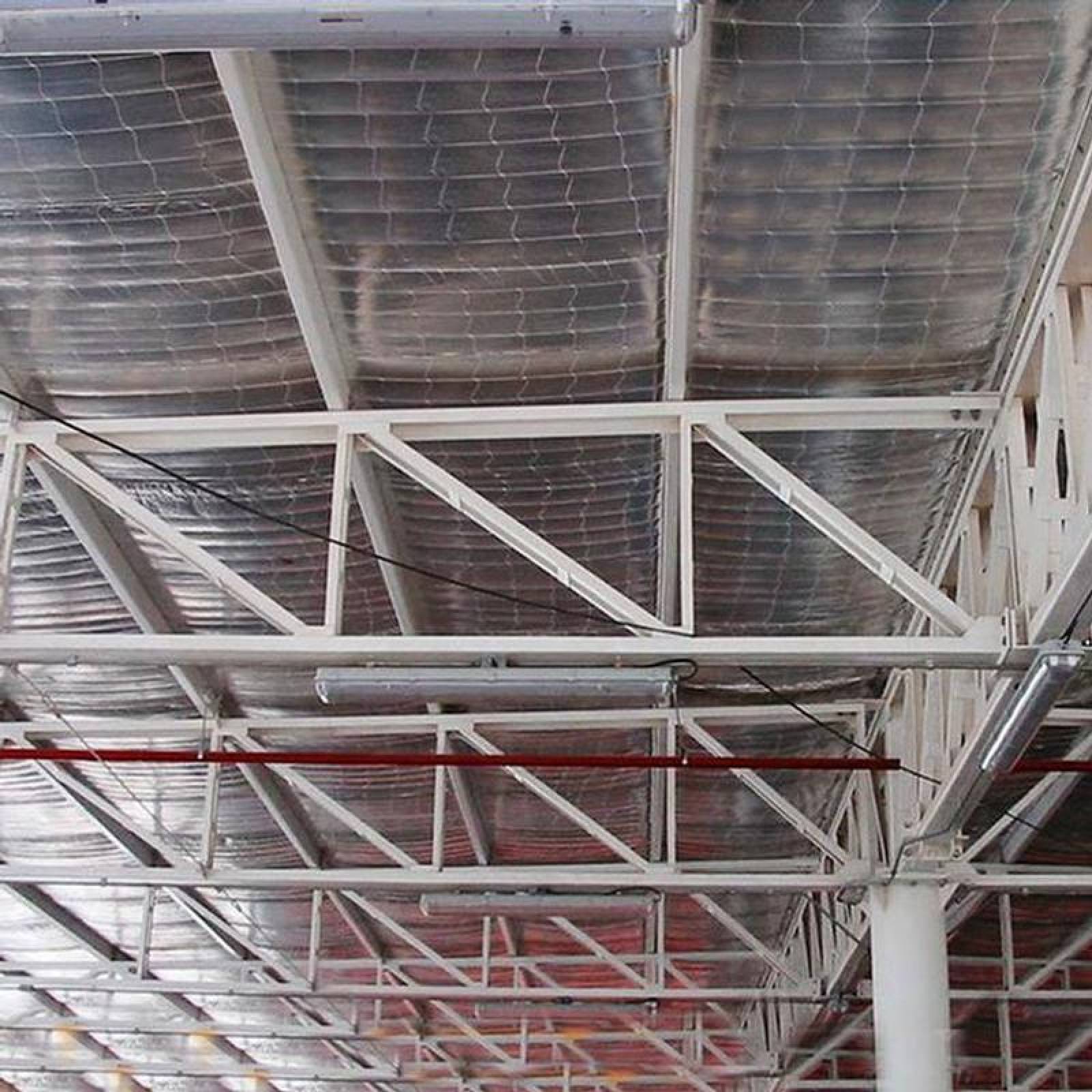 Rollo Aislante Termico de Calor, MXFOI-001-13, Inflamabilidad menor 5%, 60mx1.25m, 75m², 2 capas 1 Metalizada, 1 Kraft., AlumFoil