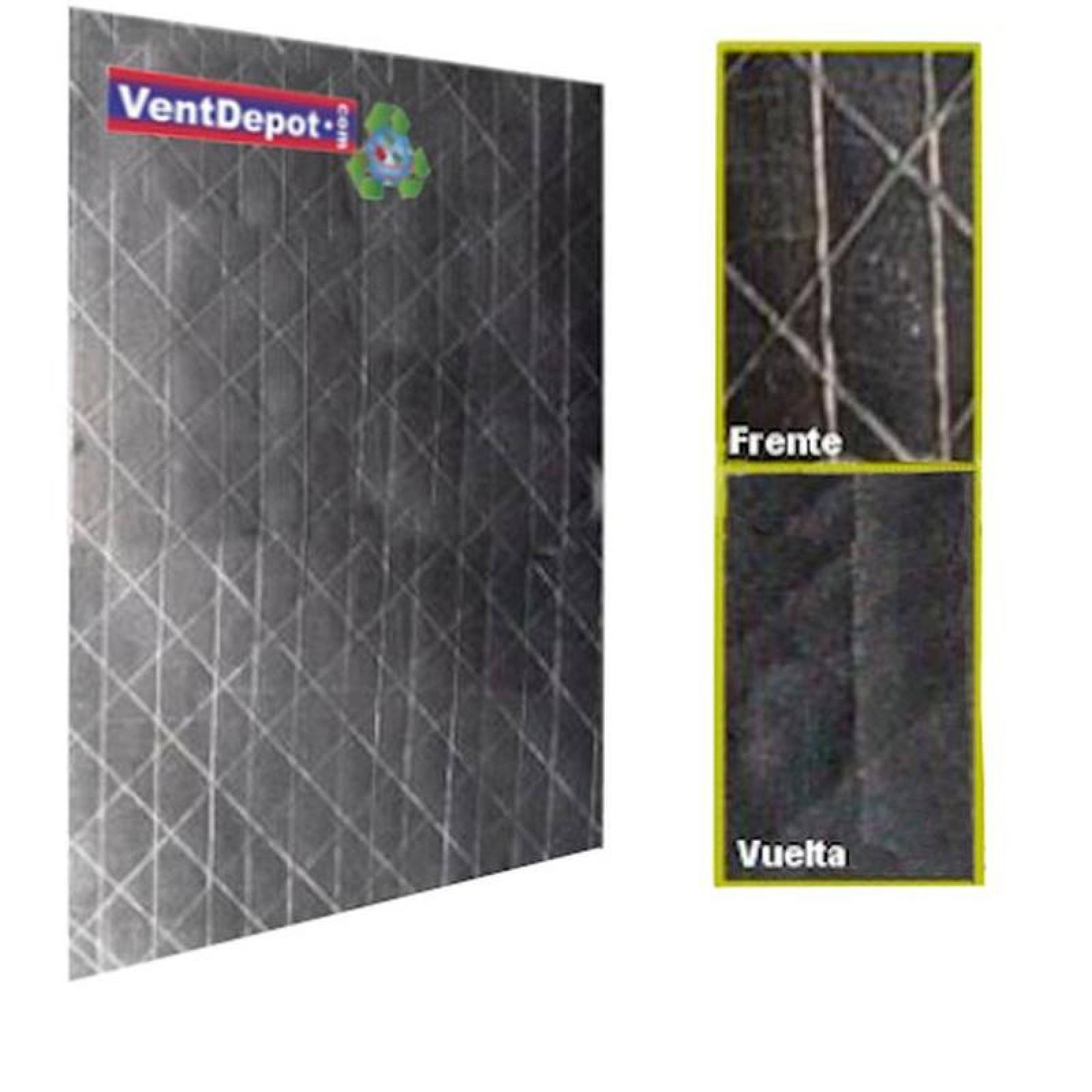 Aislante de Calor tipo Casero, MXFOI-001-28, Inflamabilidad menor 5%, 60mx1.25m, 75m², 2 capas 1 Metalizada, 1 Kraft., AlumFoil