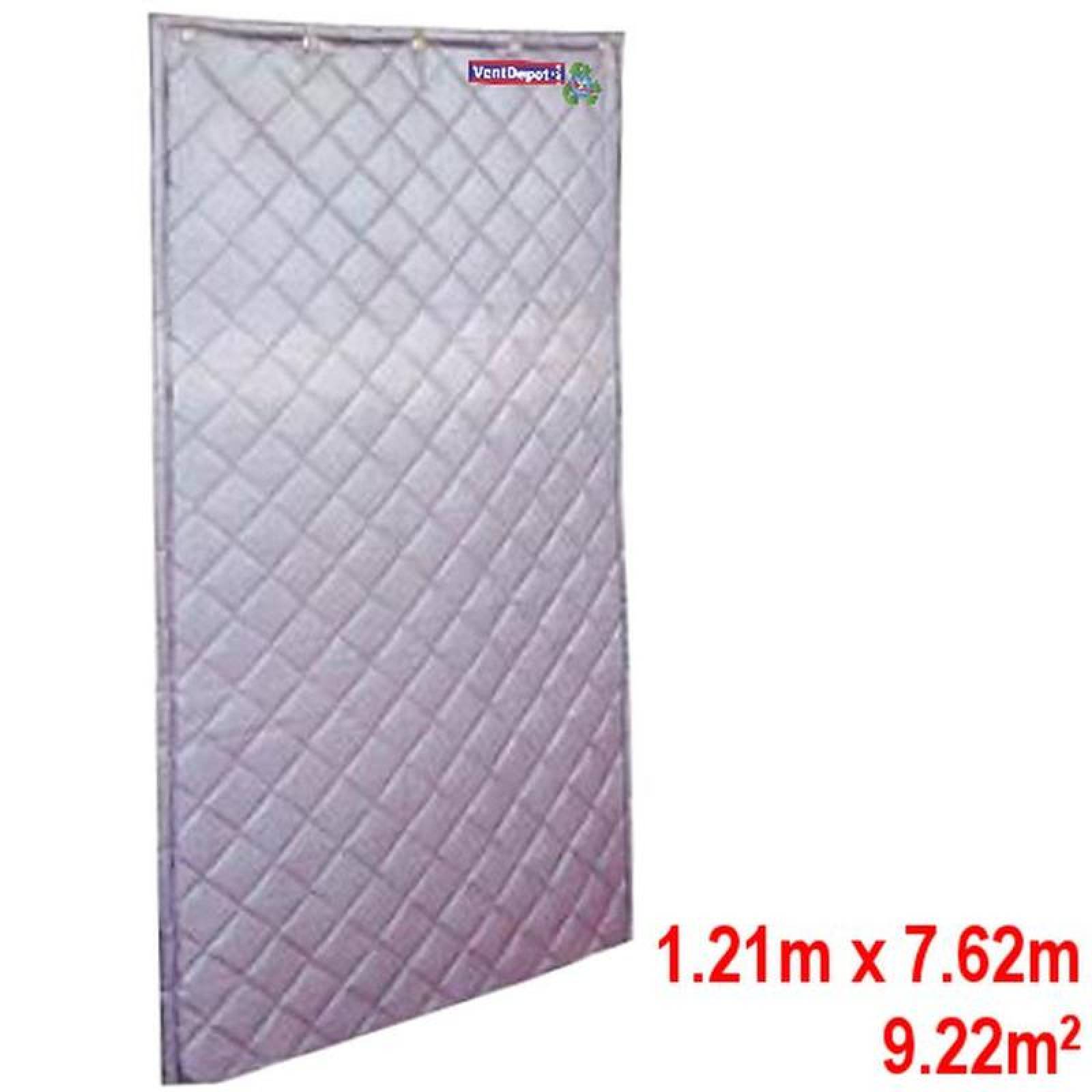 Aislantes Acusticos Rudo, MXAKD-001-4, 0.85NCR, 1.21mx7.62m, 2"Espesor,Inflamabilidad 82C, Rollo, AcustikSides