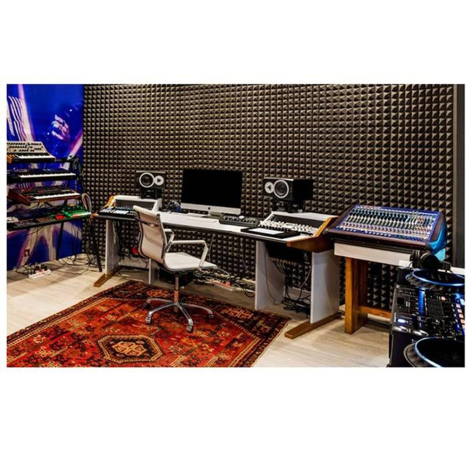 Aislante Acustico con Poliester, MXAKT-002-5, 0.85NCR, 1.21mx3.80m, 2"Espesor,Inflamabilidad 82C, Panel, AcustikTwo