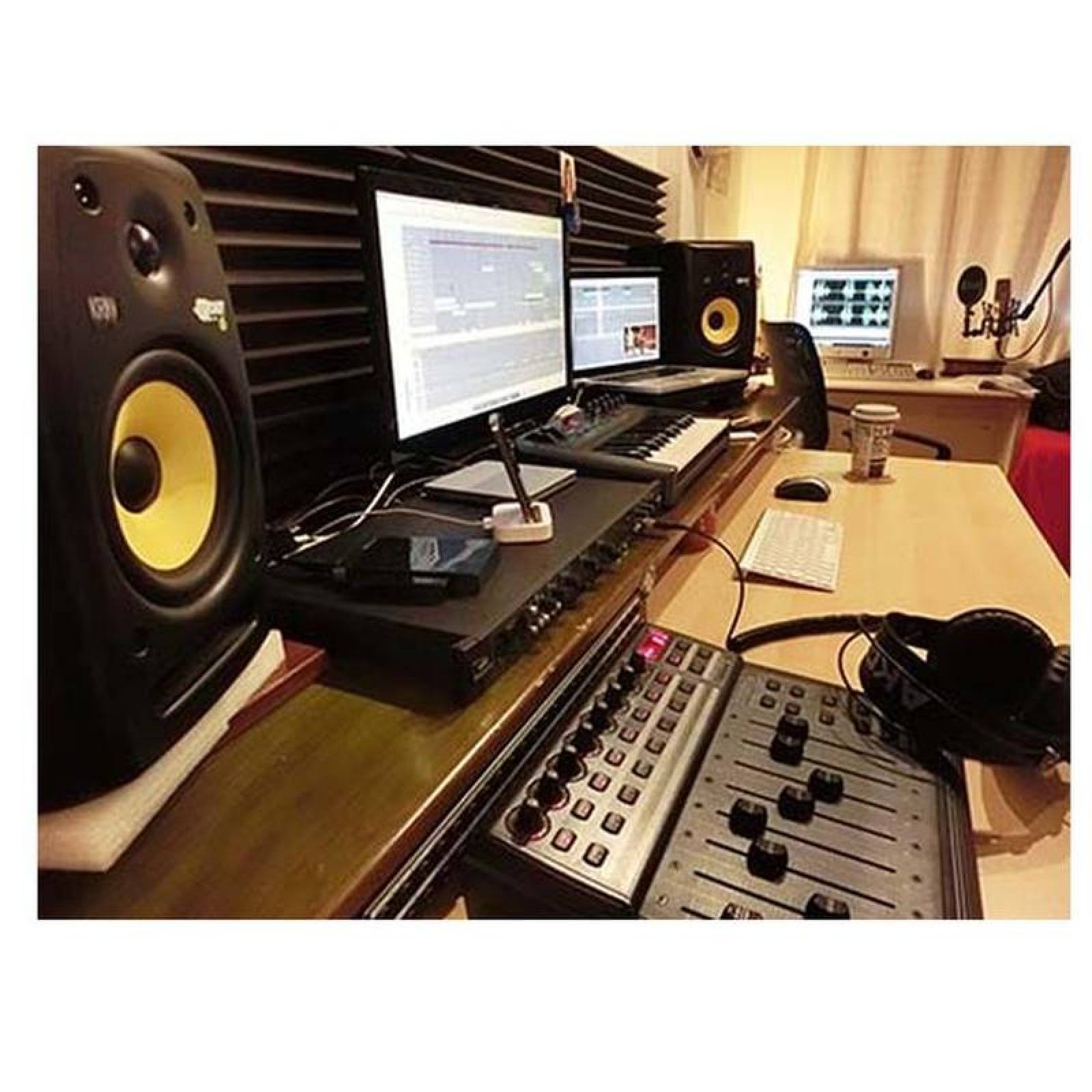 Espuma Acustica para Ruido, MXPYF-001-30, 0.80NCR, 1m x 1.20m, 2"Espesor, Rollo, PyraFoam