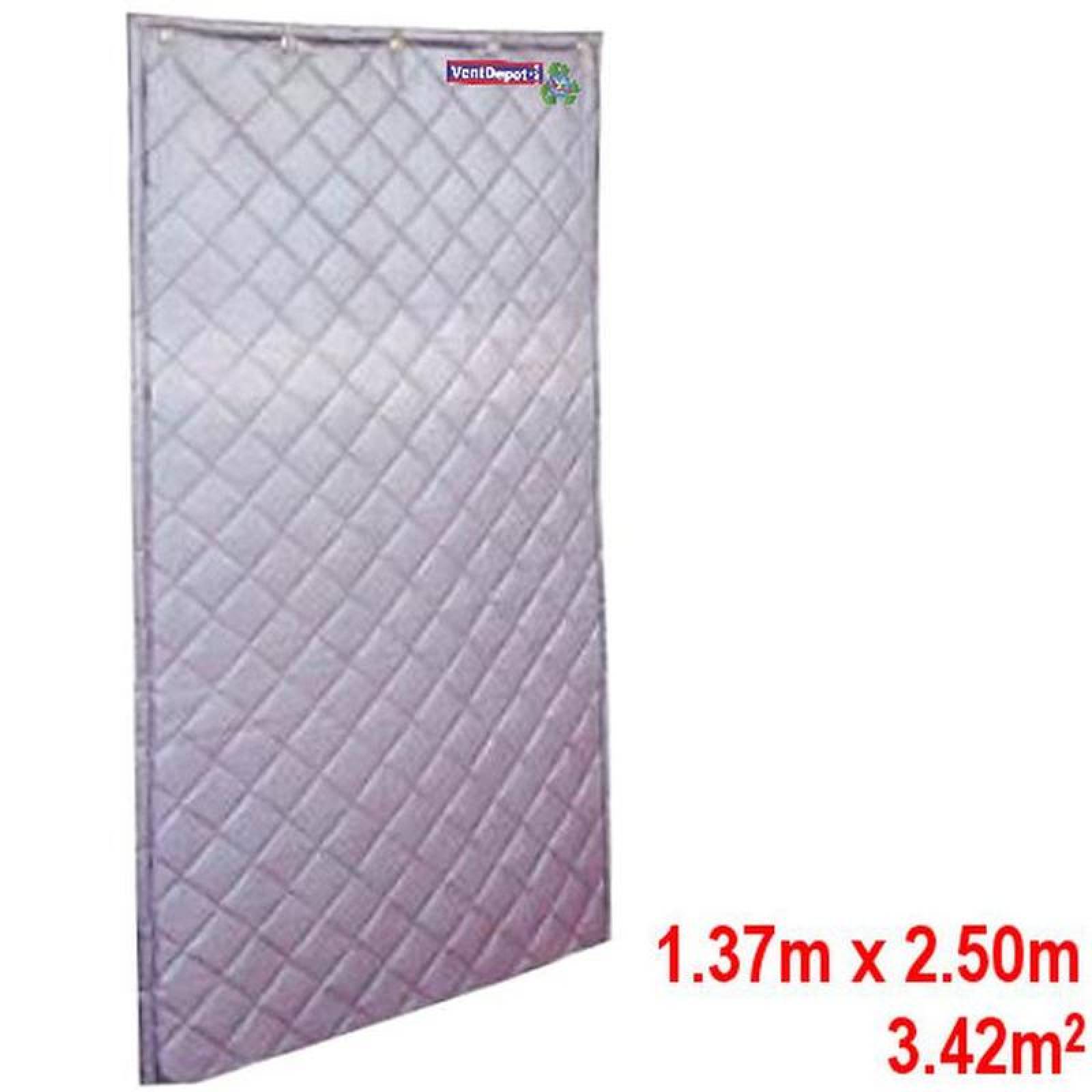 Panel Acustico de Poliester Fibra, MXSFT-001-12, 0.85NCR, 1.37mx2.50m, 2"Espesor,Inflamabilidad 82C, Rollo, SilentFiberTwo