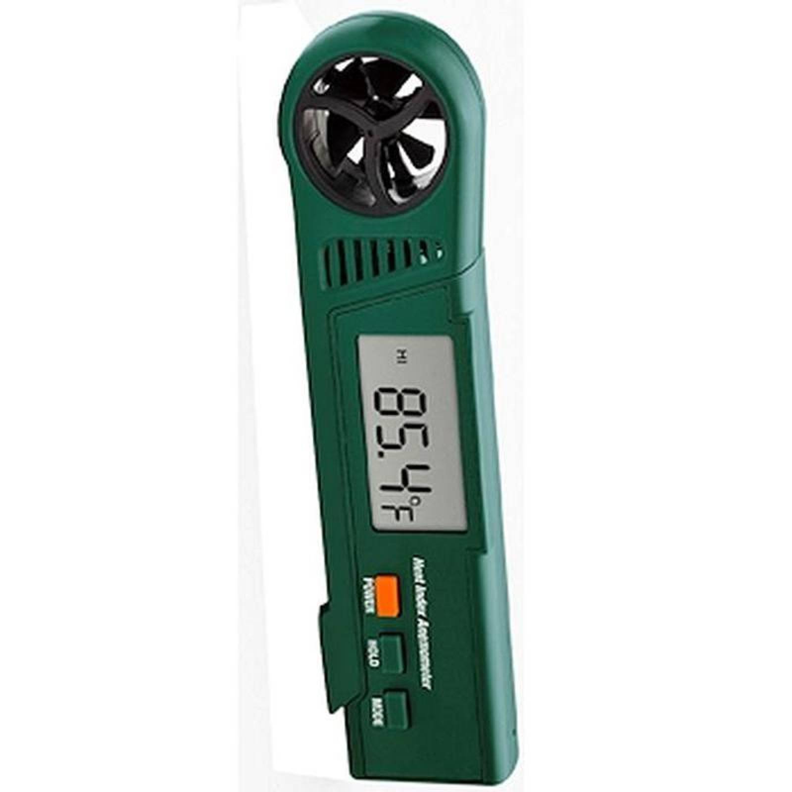 Mini Anemometro Portatil Casero, MXAHE-001-22,  80 a 4920ft/min, 0 a 50ºC, Humedad 10 a 95%, Temp. -15 a 50C, AnemoHeat