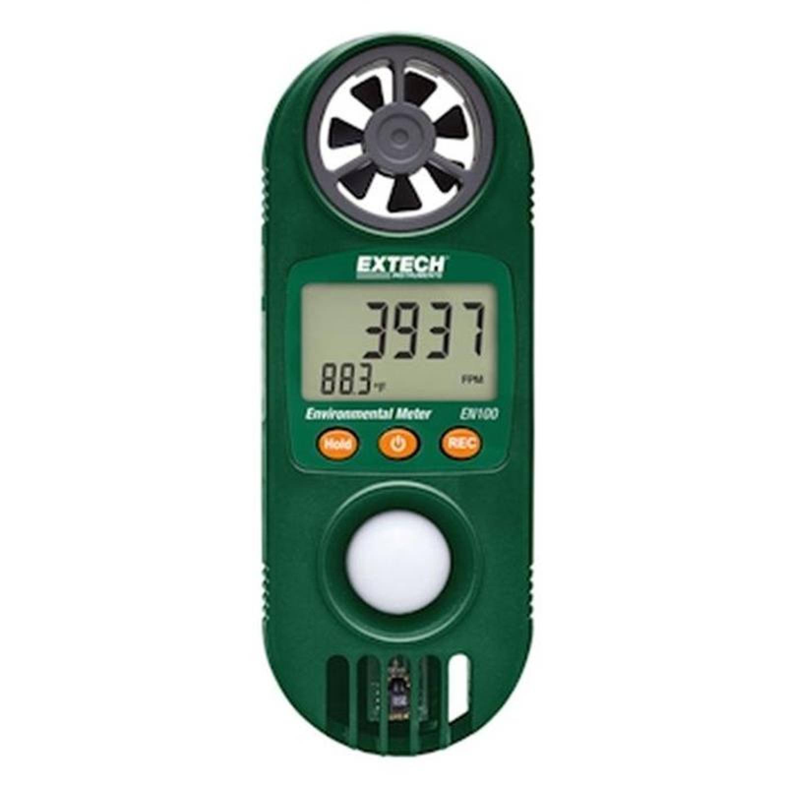 Anemometro Multifuncional de Mano, MXAKG-001-10, 80 a 4920ft/min, 0 a 50ºC, Humedad 10 a 95%,0 a 20000Lux , AnemoKing