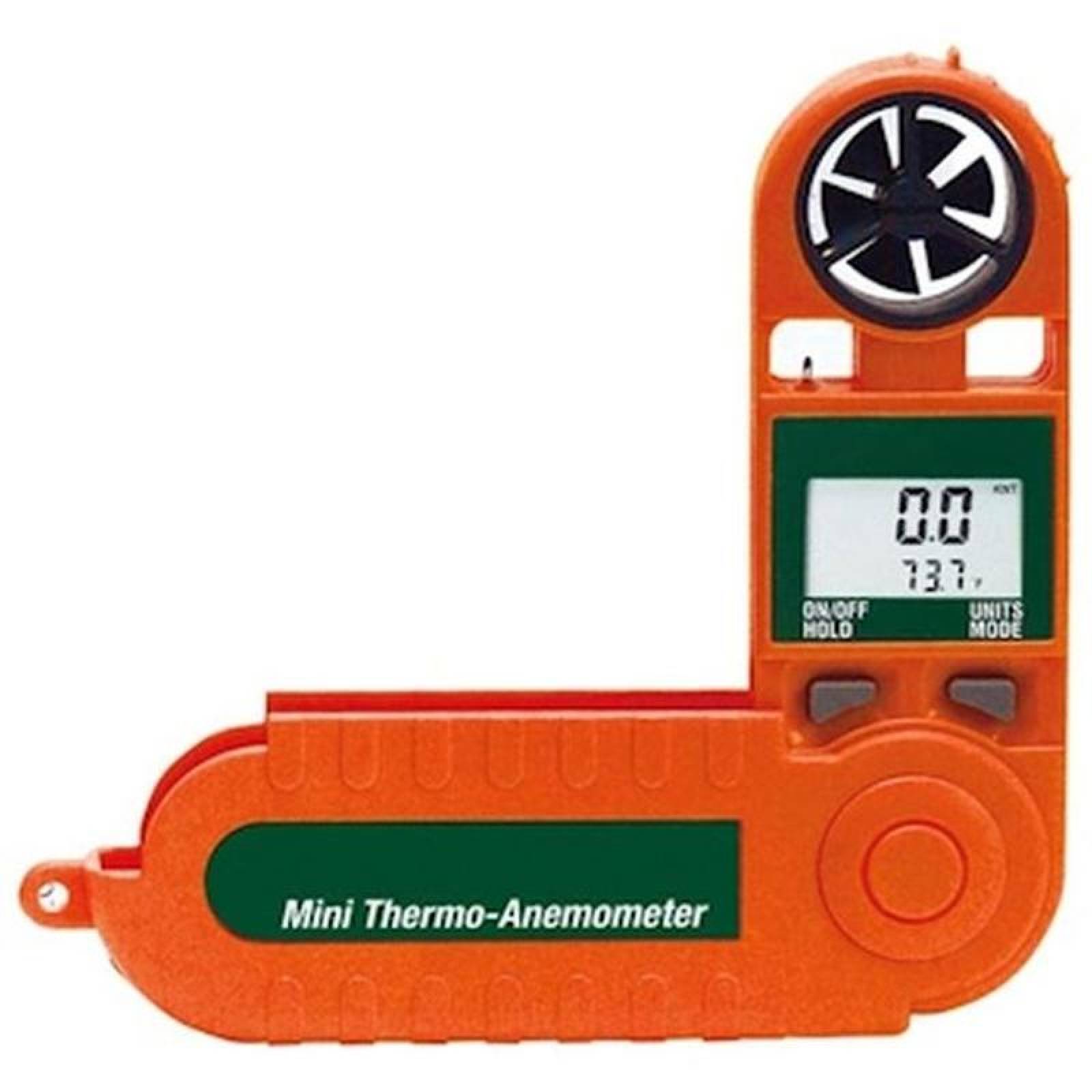 Anemometros Portatiles de Mano, MXMFL-001-1, Viento 0.5 a 28m/s, Temp. -18 a 50C, Fuerza Beaufort 1 a 17., MiniFold