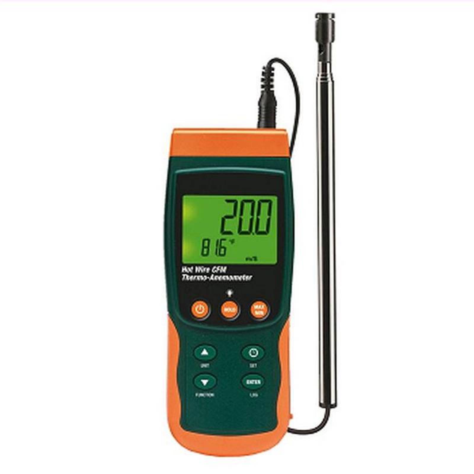 Anemometro para Flujo de Campana, MXVNL-001-12, Viento 40 a 3940 ft/min, Temperatura 0 a 50C, Humedad 10 a 85%., VaneLogger