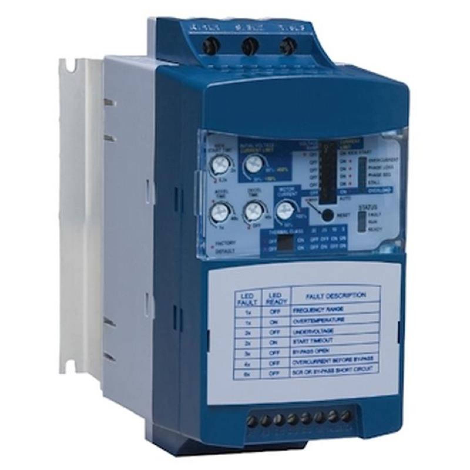  Arrancador Electrico Suave CCM, MXSTF-014, 10HP, 7.5Kw, 17A, 440V, 3F, 60Hz, Arrancador Suave, StarterChief