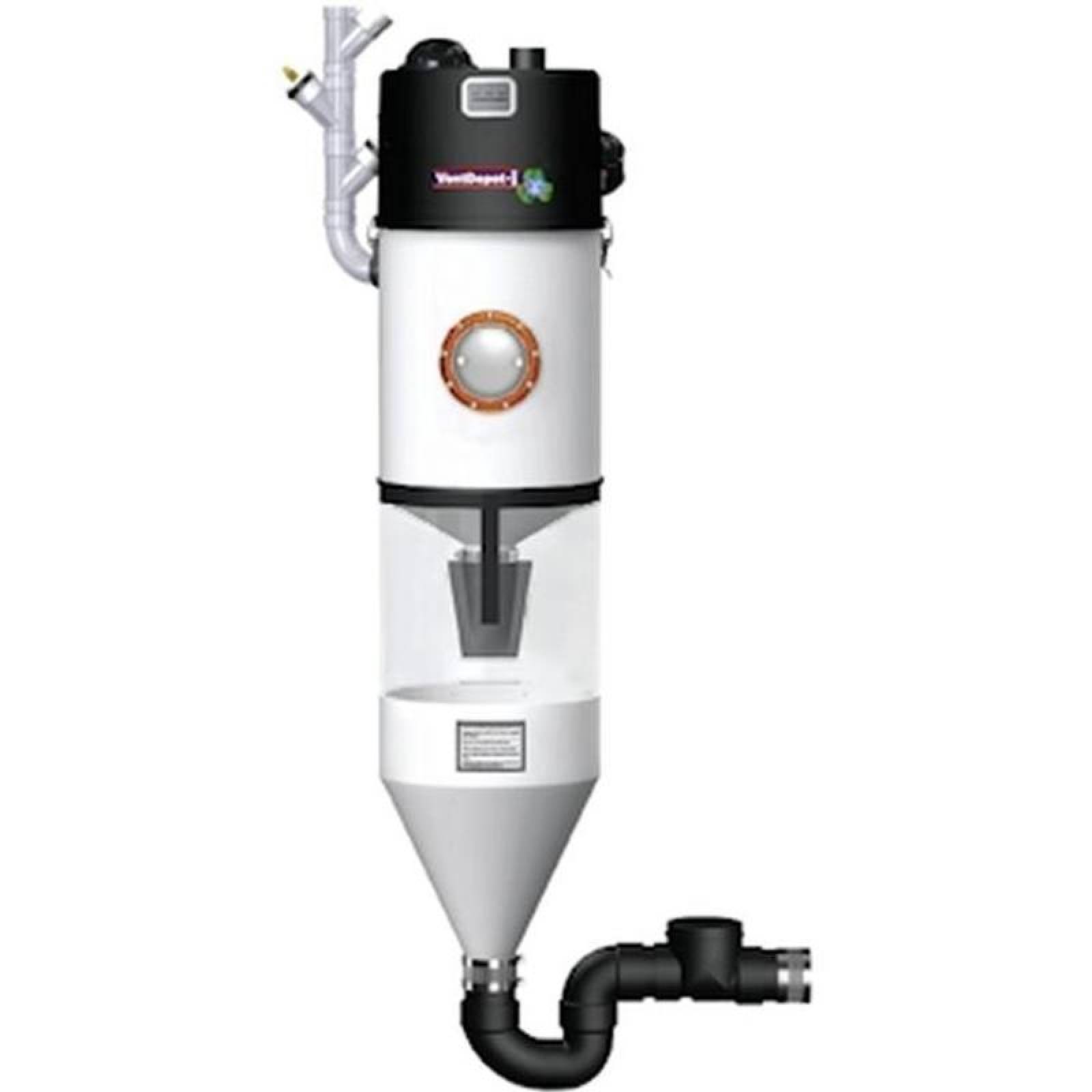 Aspiradoras Centralizadas Oficinas MXBCN-002-7 3175mmcda 255m3hr 110-120V Motor 1x700W 18Lts cTanque BulletClean