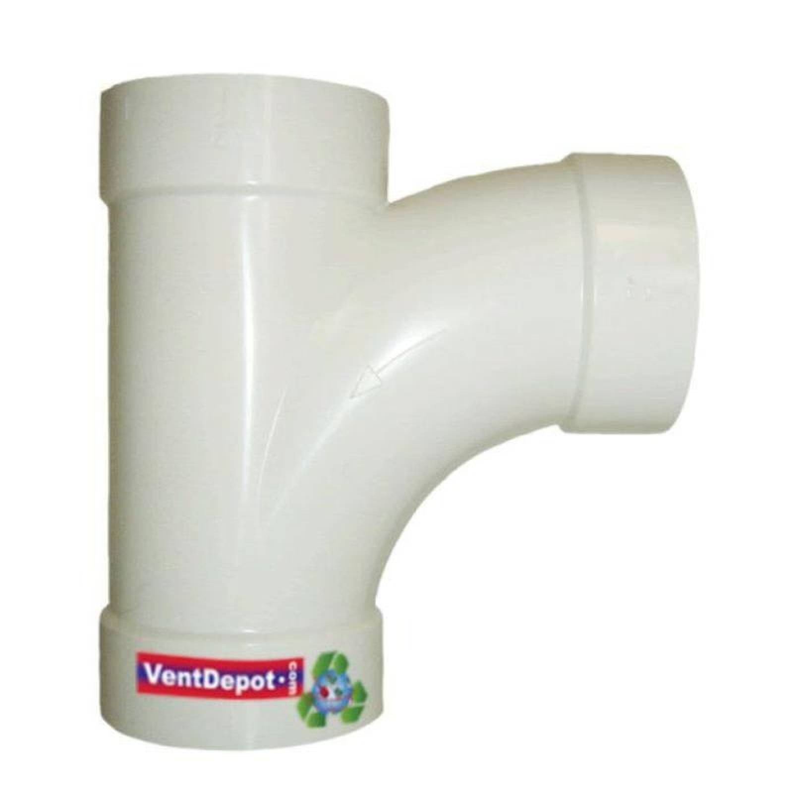 Partes de Aspirado Central MXINS-008 Yee 2" Diámetro 45 PVC silicón interior antiestática, InstalKit