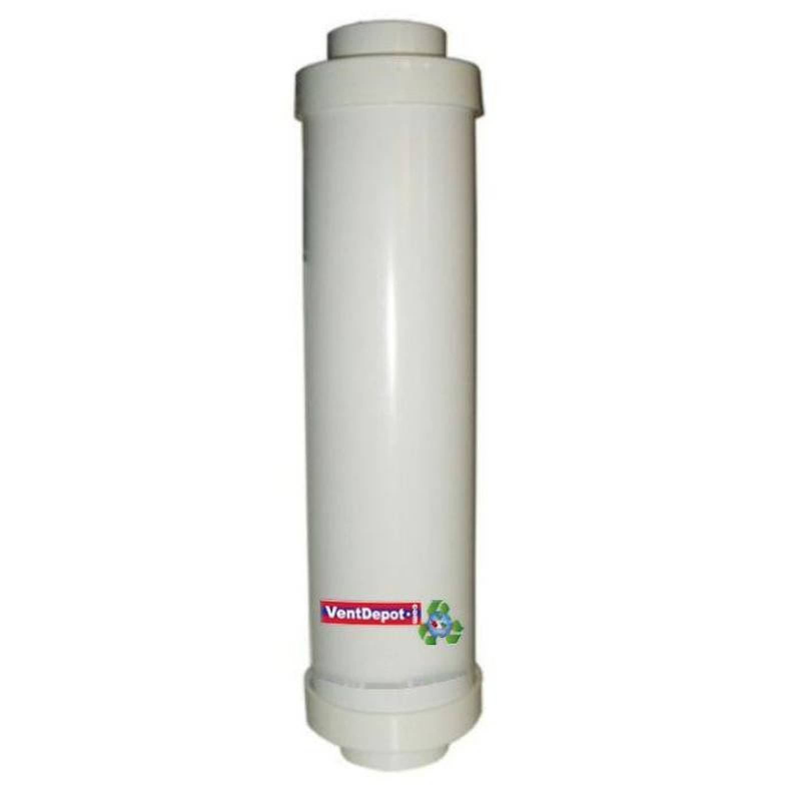 Partes de Aspiracion Centralizada MXINS-011 Silenciador 2" Diámetro 30cm PVC espuma plástica antiestática, InstalKit