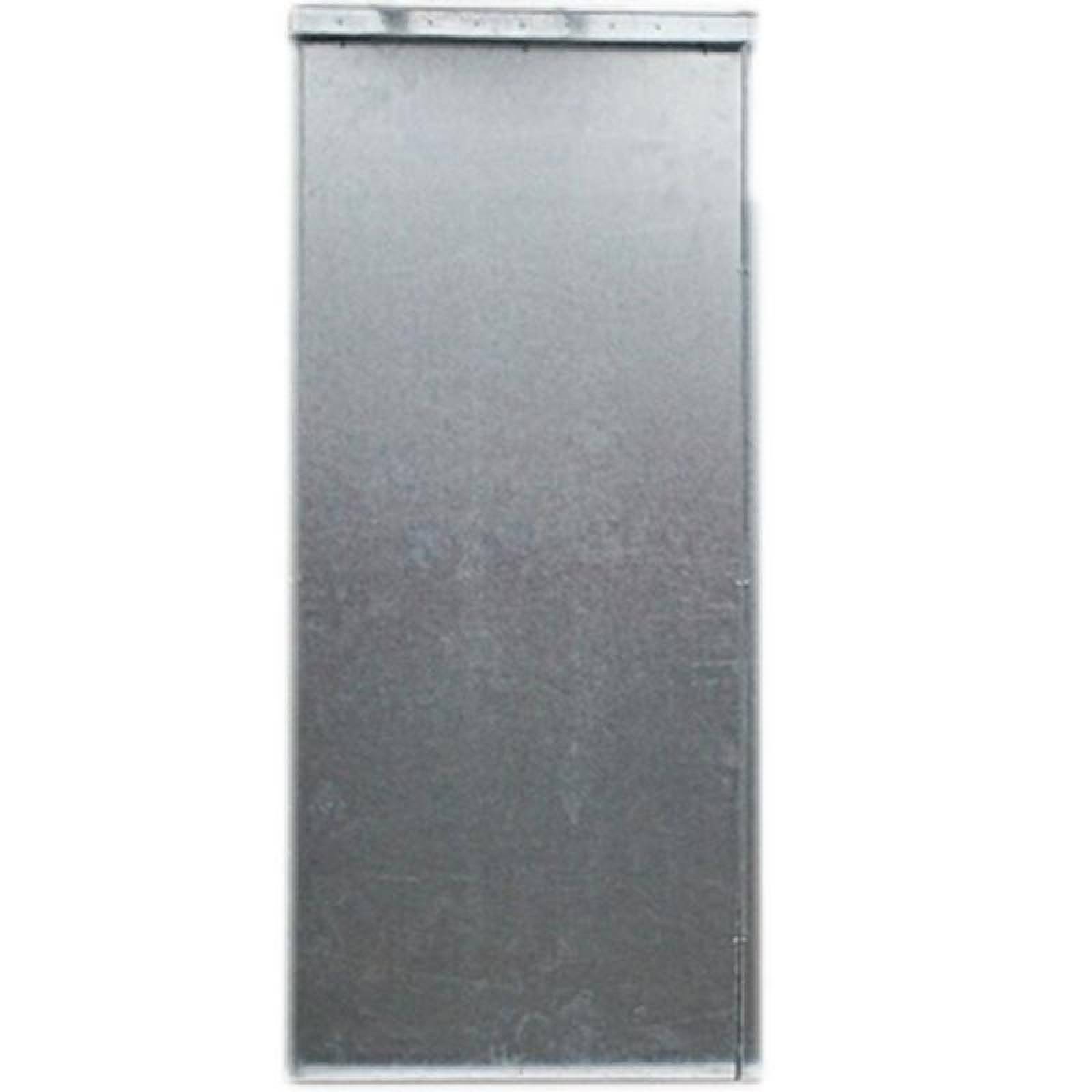Muros de Acero Galvanizado MXMGO-022 Módulo Muro Ciego Mitad 0,50m x 2,50m x 3" Galvanizado Calibre 16, FlexCabin Muro Ciego