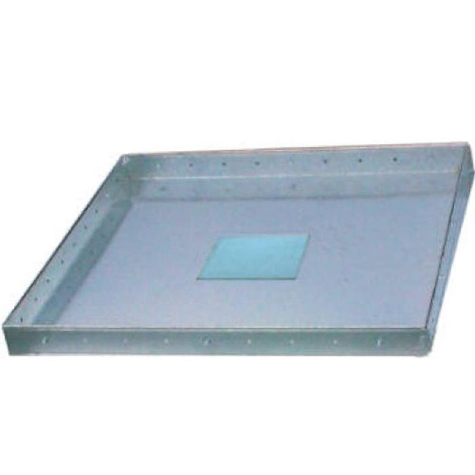 Lamina para Techo VentDepot MXMTV-003-6 Módulo Techo Ventanilla 1,00m x 1,00m x 3" Marco para Acrílico de 24" x 24" con Pestaña Interior de 1" Galvanizado Calibre 16, No Incluye Acrílico FlexCabin Techo Ventanilla de Acrílico