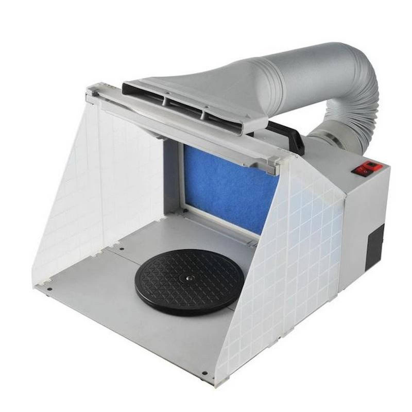 Mini Cabina de Pintura Portatil MXPBH-002-6 48x42x34cm 141CFM 220V1F60Hz12V1,6A PortaBooth