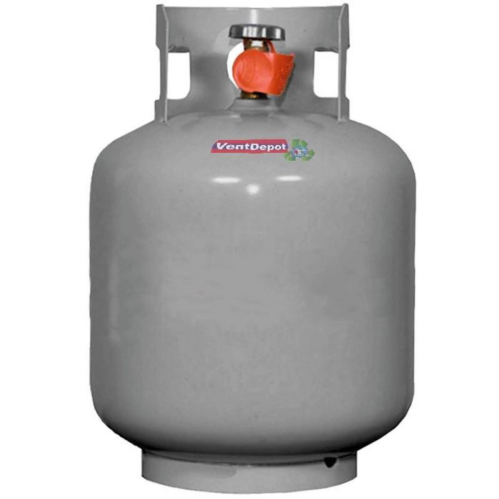 Tanque de Gas Pequeño MXGSP-001-5 Gas LP 20 Libras Pintura Horneada Válvula QCC Color Gris, GasPro