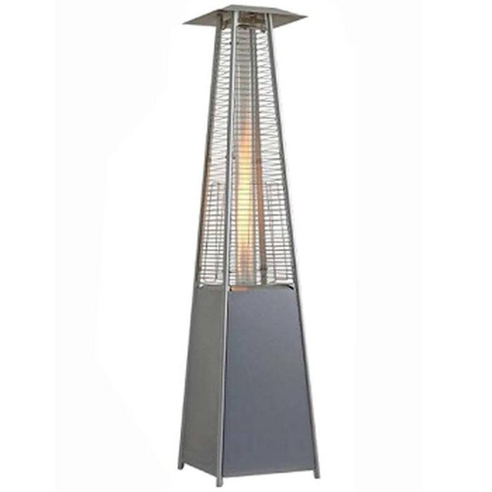 Calefactores de Gas parar Exterior MXOWM-001 -12 32500BTUs stanque Gas LP Alcance 6 a 8m Diámetro Acero Inoxidable ObeliskWarm