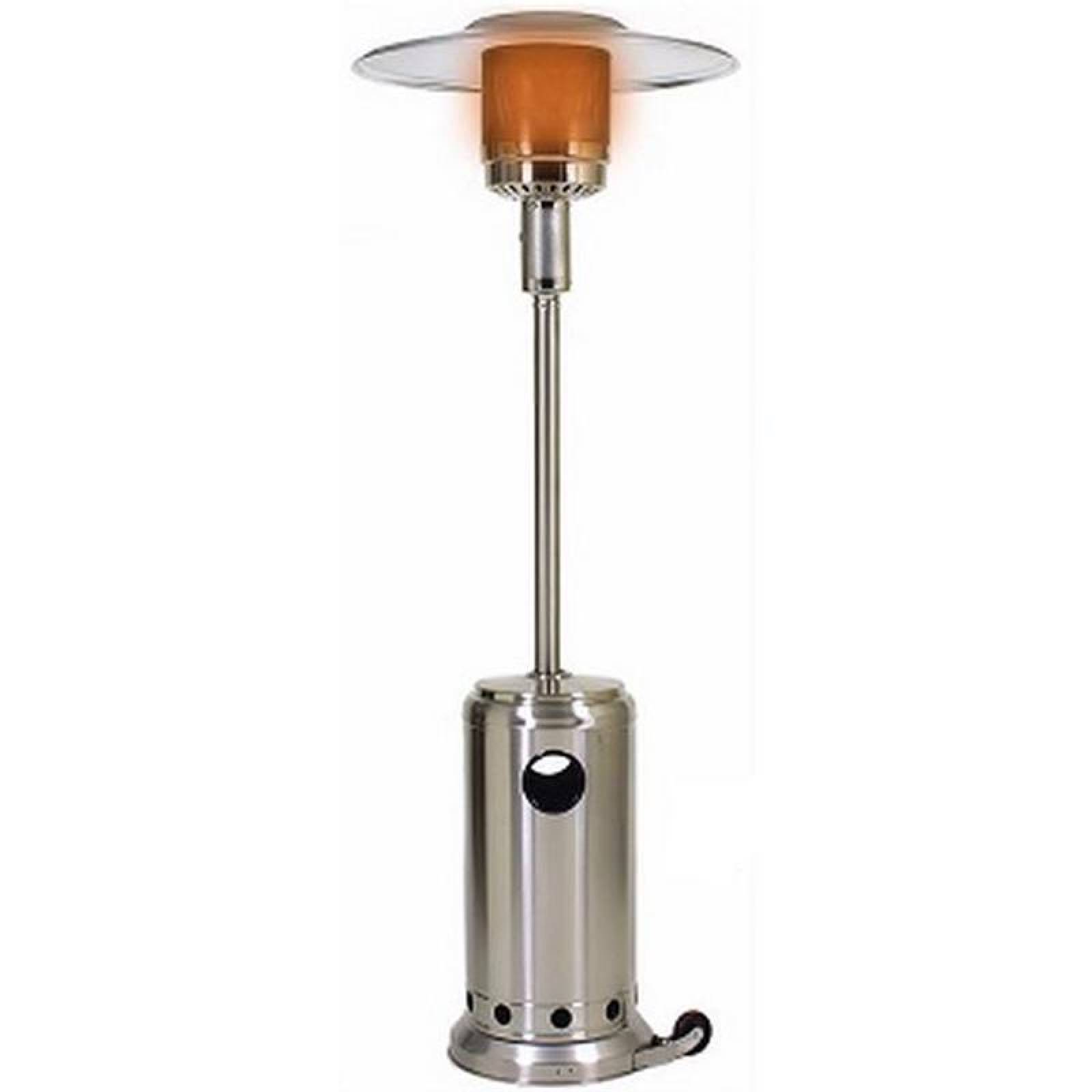 Calefactor para Exterior de Terraza MXPOT-002 -10 41000BTUs s tanque Gas LP Alcance 6 a 8m Diámetro Acero Inoxidable 202 PatioHeat