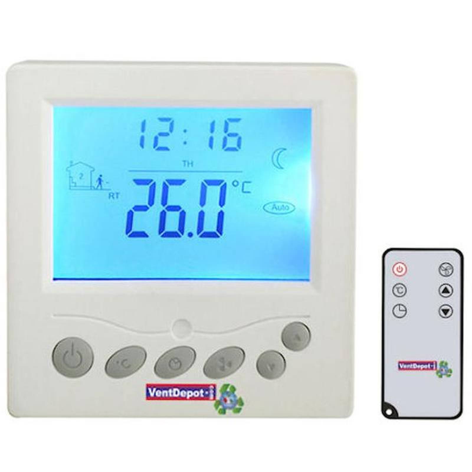 Termostato Control Sistemas Frio MXTSC-001-11 110V 60Hz 20A Calefacción 5 a 35C cControl Remoto, ThermControl