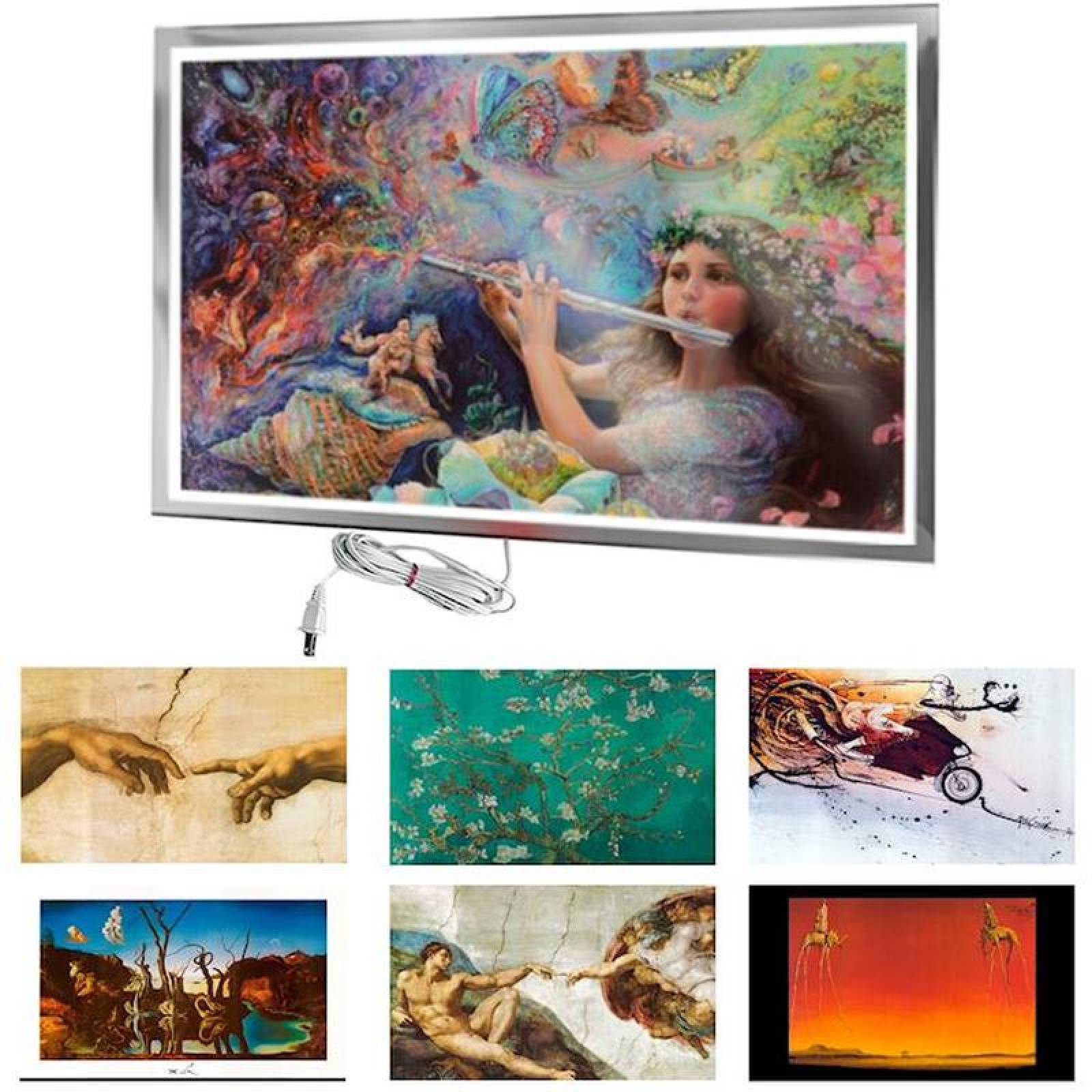  Venta Calefactor de Pared o Muro, MXAHT-022, 380W, 110V/1F/60Hz, 3.5A, 60x90x4 cm, Natures Guardian Angel, Litografiado, ArtHeat