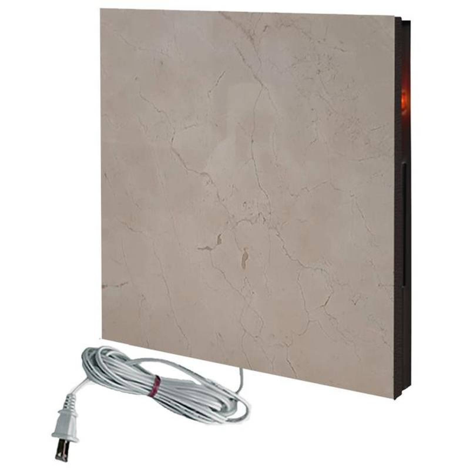 Calefactor de Mármol Decorativo, MXMHT-001-4, 380W, 110V/1F/60Hz, 3.5A, 60x60x3cm, Mármol, Crema. , MarHeat