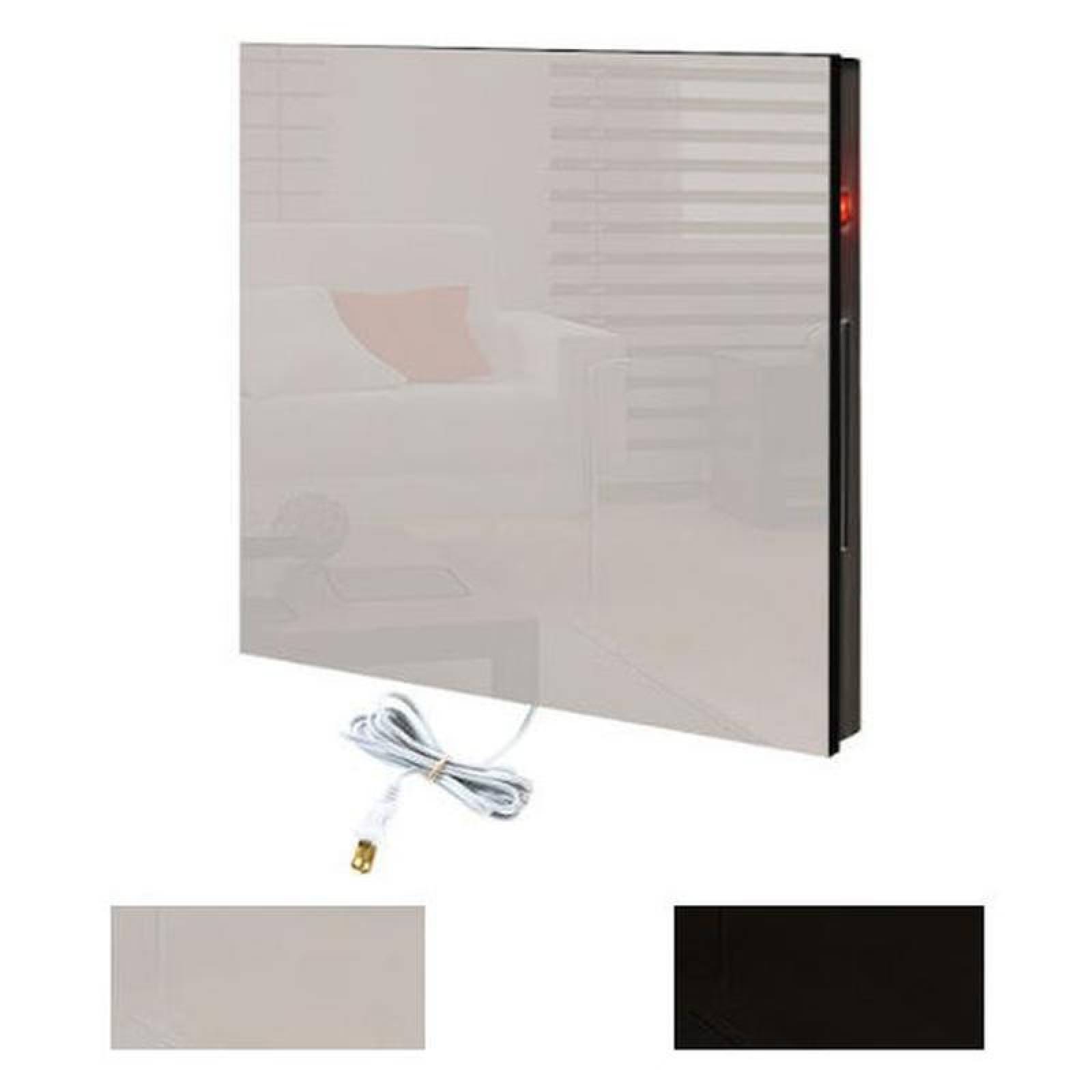 Calefactor Ecologico Elegante, MXSGT-003-1, 550W, 110V/1F/60Hz, 5A, 90x60x3 cm, Cristal Blanco, Vidrio, Horizontal., GlassHeat