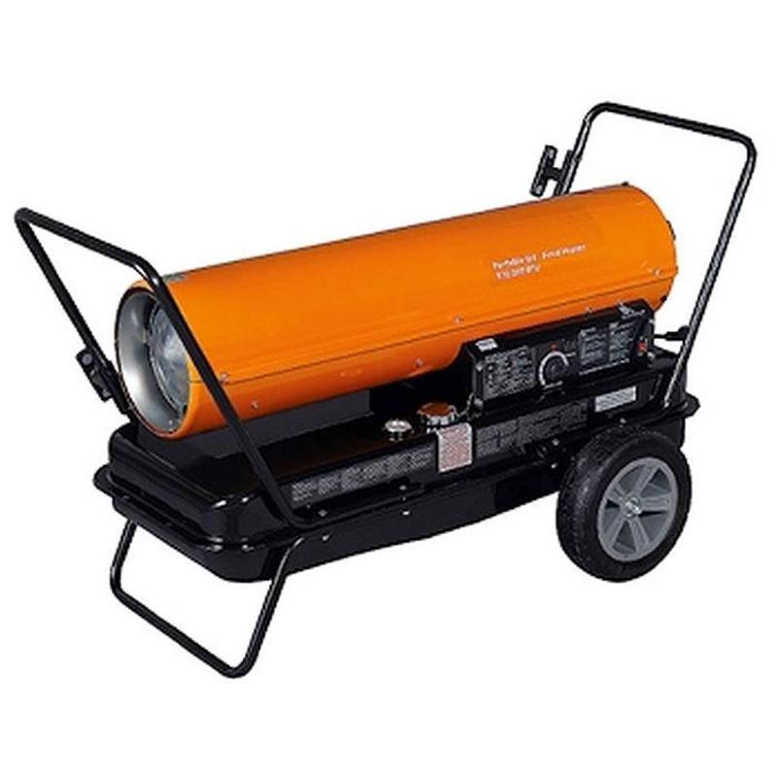 Calefaccion Portatil Queroseno, MXBZO-002-9, 175000 BTUs, 892,5m3/hr, 120V, 51kW, Tanque 49,2Litros , BazookaHeatPro