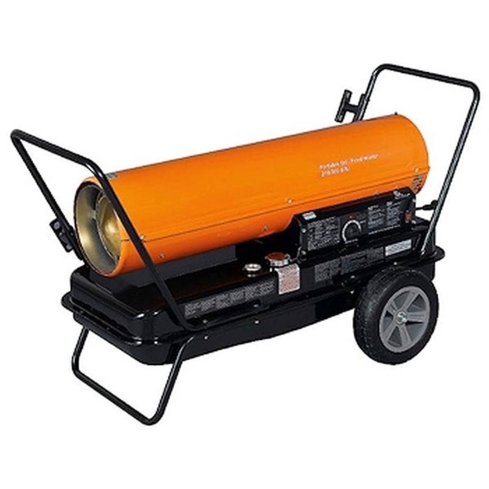 Calefactores Portatiles Queroseno, MXBZO-003-6, 210000 BTUs, 1071m3/hr, 120V, 61kW, Tanque 49,2Litros , BazookaHeatPro