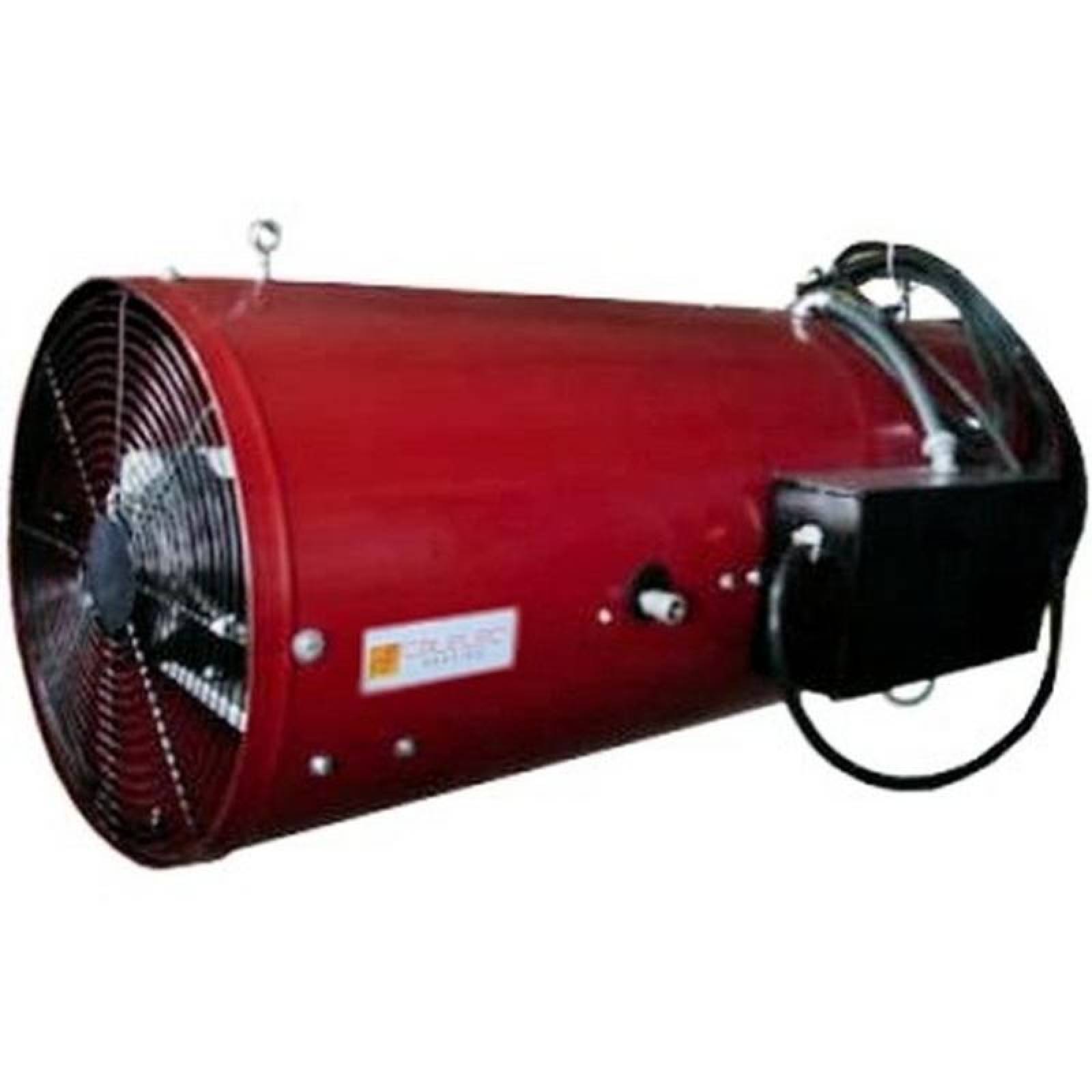 Calefactores para Invernaderos, MXDFE-001-1, 150000BTUs, 2550m3/Hr, 1500PCM,115V/1F/60Hz,1,8A,1/15HP, Gas Natural/Propano,, DirectFire