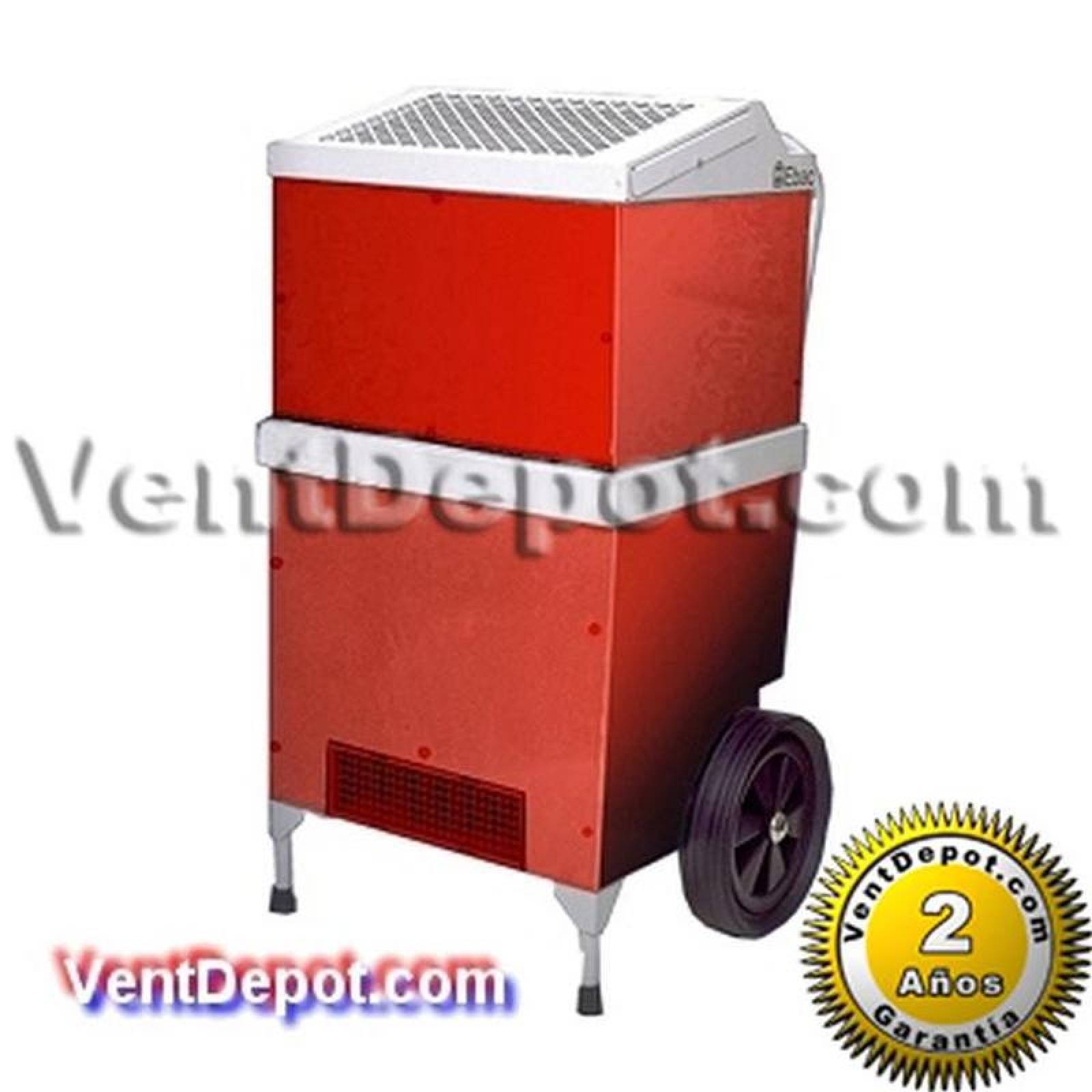 Deshumidificacion de Industria MXDBX-001-23 50Litros 105Pintas 914m³hr, 0,90W 8A 110V 1Fase 60Hz Color Rojo DryBox
