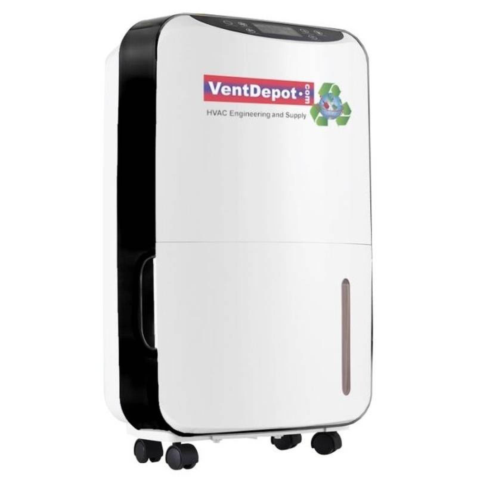 Deshumidificadores Compactos MXDHY-001-20 30 Litros 52Pintas 30 a 70 metros cuadradosh 330W 1,50A 110V 1F 60Hz 1 Velocidad Color Negro HomeDry