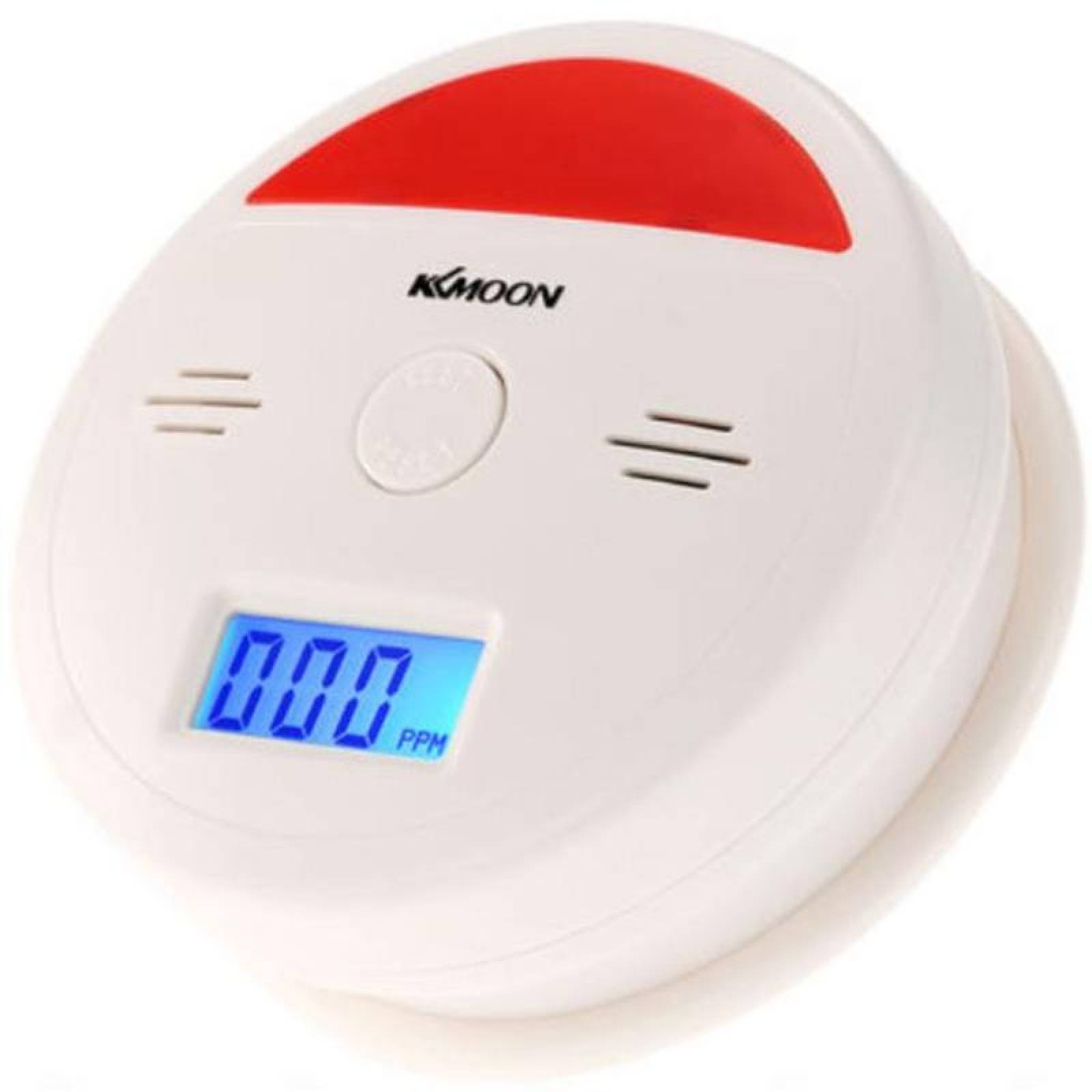 Detector de Humo Moderno MXSKU-001-8 Alarma Visual Roja Sensor Monoxido de Carbono Baterias 3xAA Incluidas 85 a 105dB 0 - 45C Blanco 1 Pza, SmokyUltra
