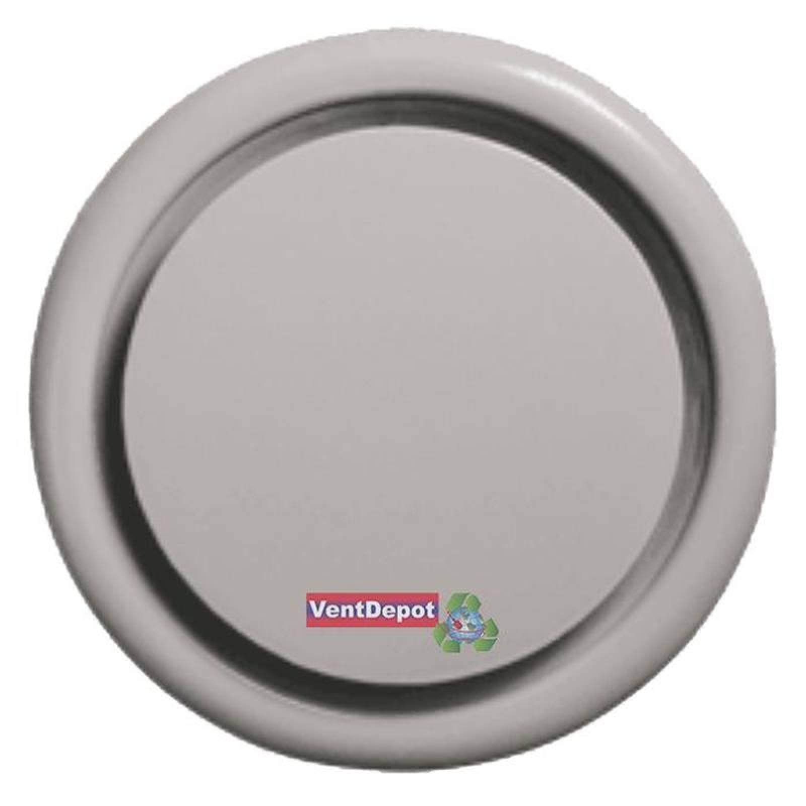 Difusor de Flujo de Aire MXBXE-010 12pulg Diámetro Aluminio 11-34pulg x 15pulg x 12-12pulg flujo 360grado Color Aluminio, EleganceBex