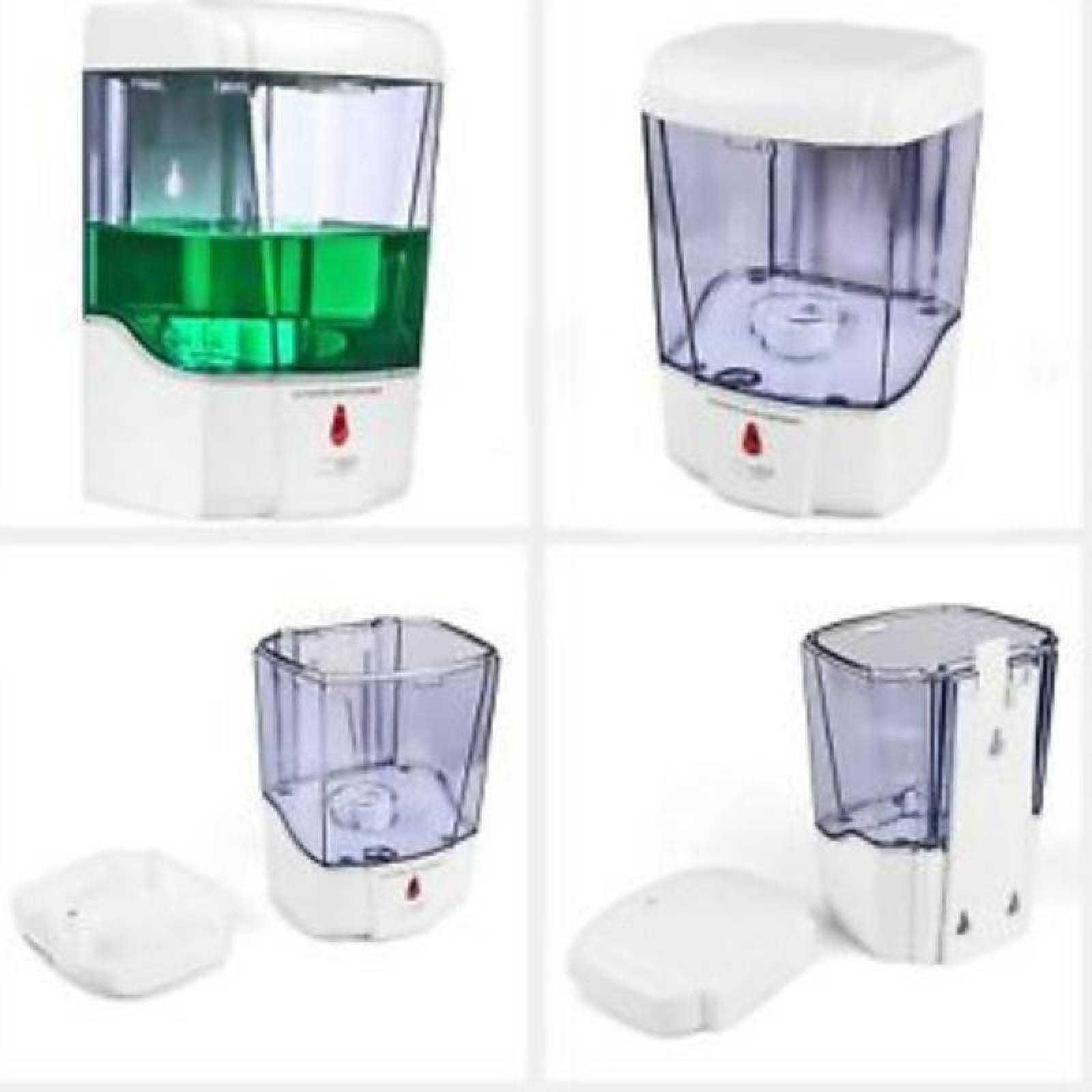 Dispensador de Gel para Hospitales MXNSP-012-2 75pzs Sensor Infrarrojo 700ml Líquidos y geles Plástico ABS Baterías Incluidas, SensoProtec