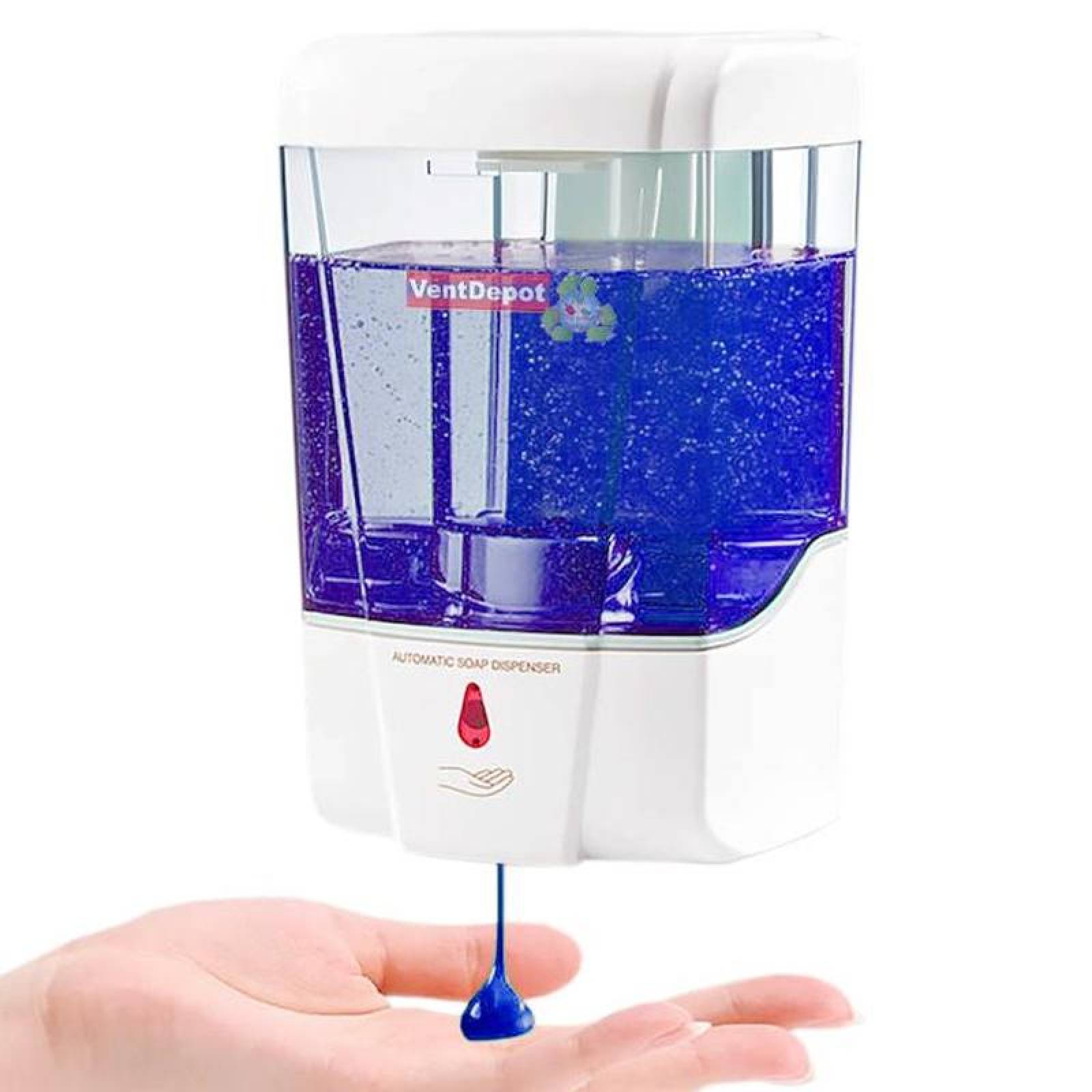 despachador de gel antibacterial MXSOS-001-10 Sensor Infrarrojo 700ml Líquidos y geles Plástico ABS Baterías No Incluidas, SoapSense.