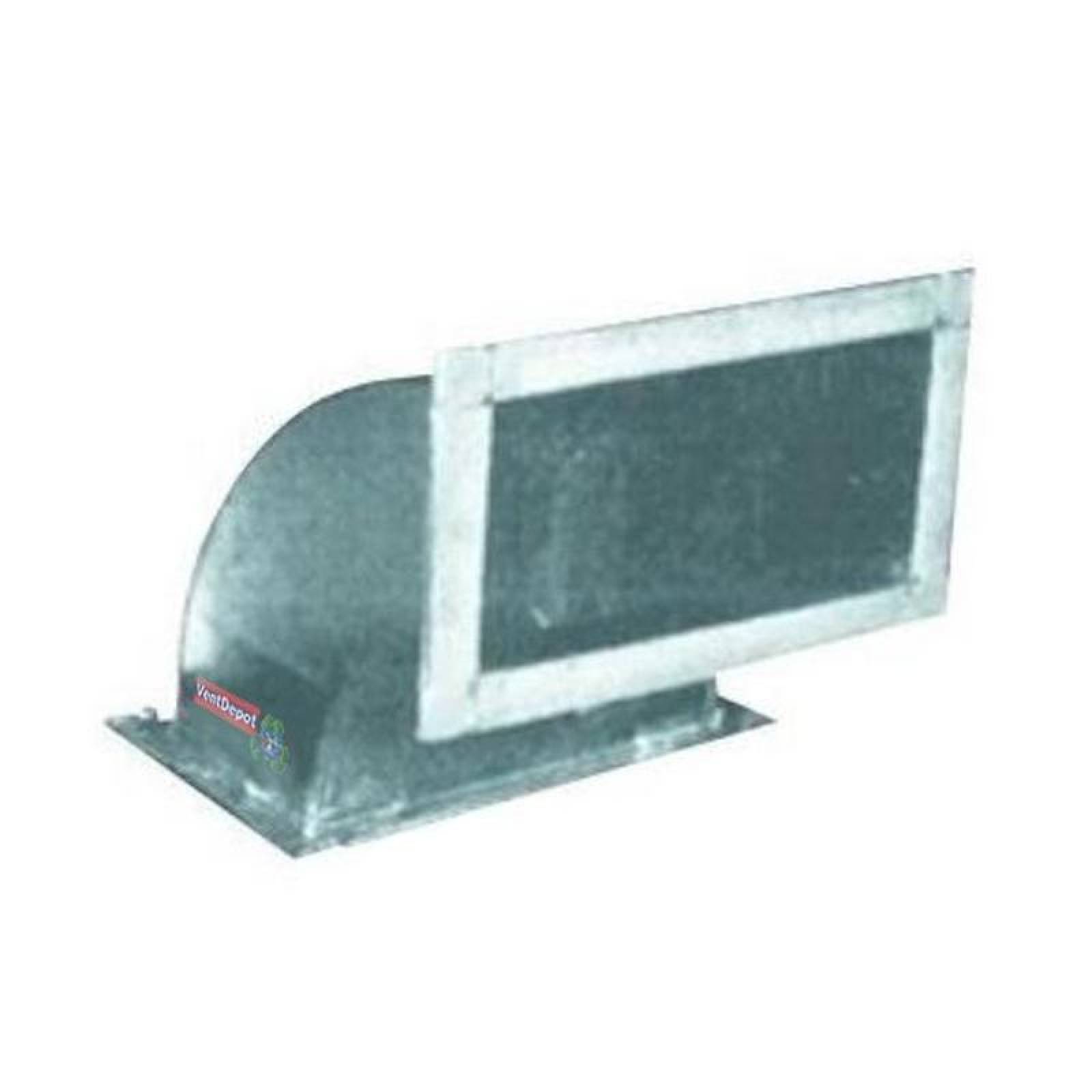 Ductos Industriales MXDC9-188 12x24 pulg radio 12 pulg angulo de 90 giro a la base cal,24 CuadriCodo de 90