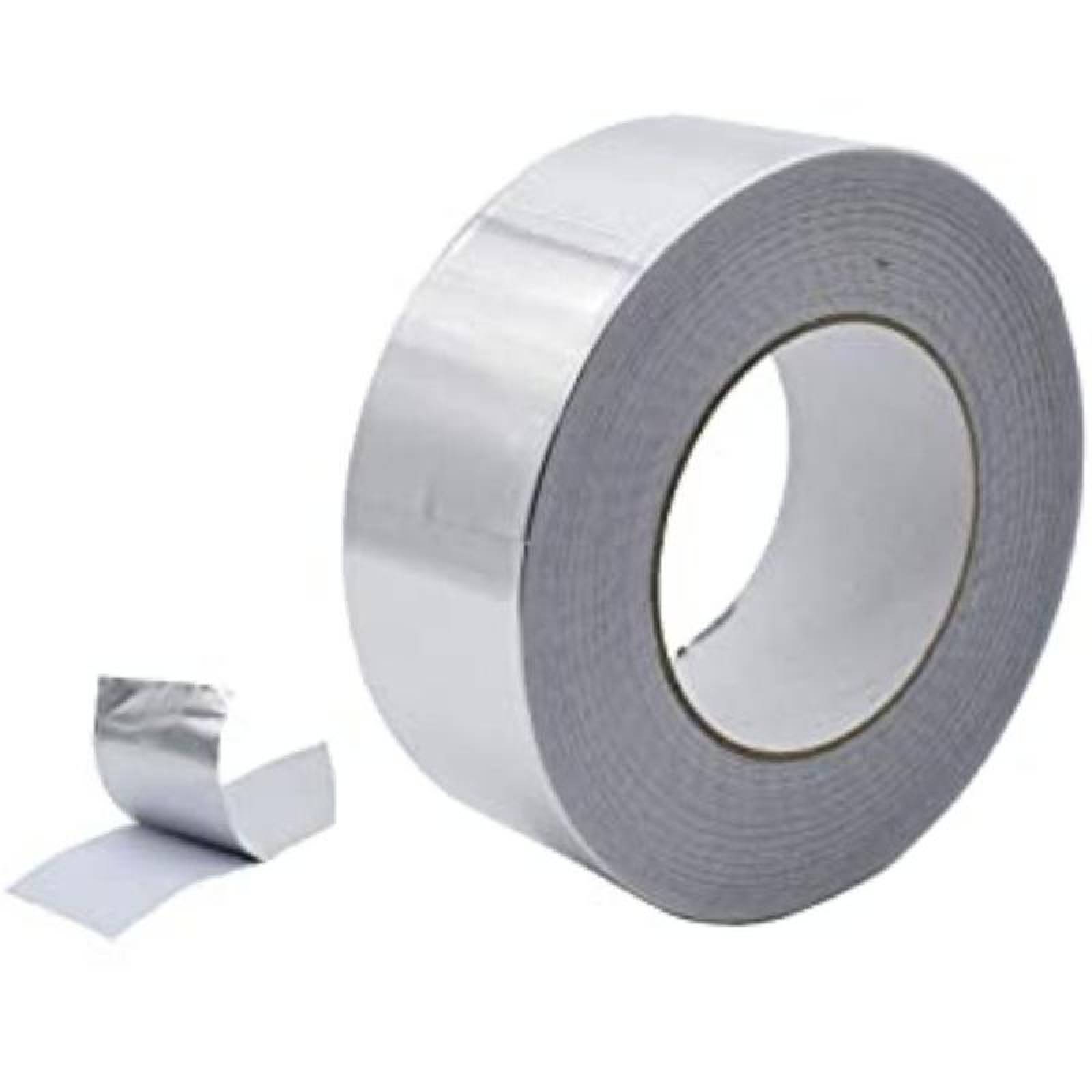 Cinta de Aluminio Indudstrial MXATP-001-3 Grosor 48mm Metros x Rollo 45,72 1pz AlumTape