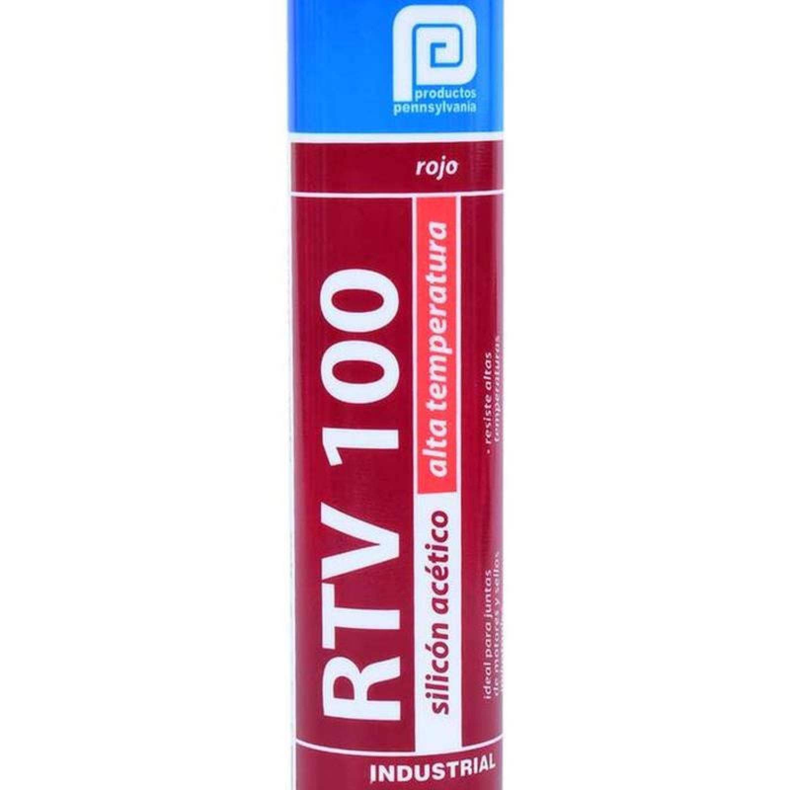 Silicon Rojo de Alta Temperatura MXHSE-001-7 1pza 300ml -60 a 200C Rinde 8m x 6mm HotSeal