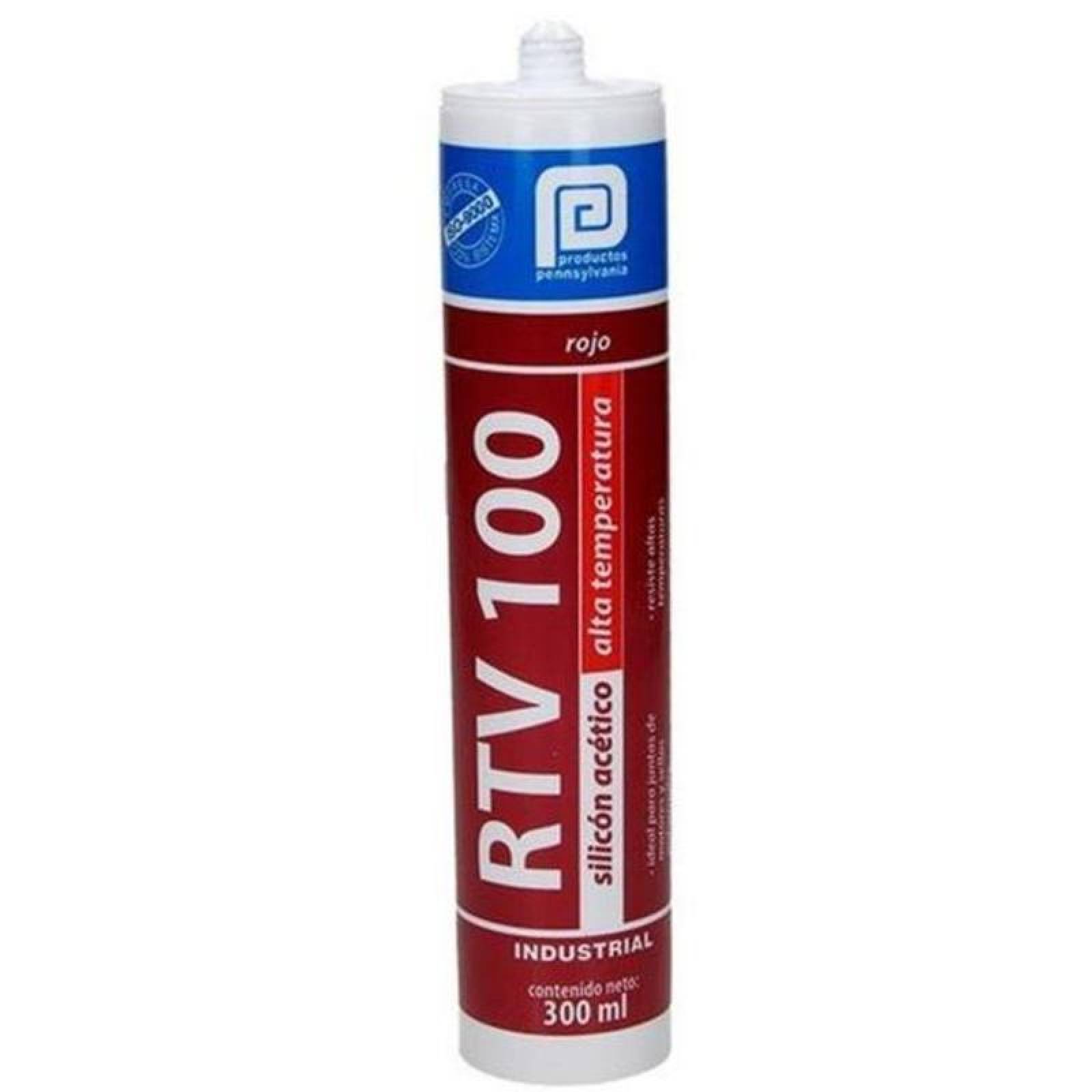 Silicon Rojo de Alta Temperatura MXHSE-001-7 1pza 300ml -60 a 200C Rinde 8m x 6mm HotSeal
