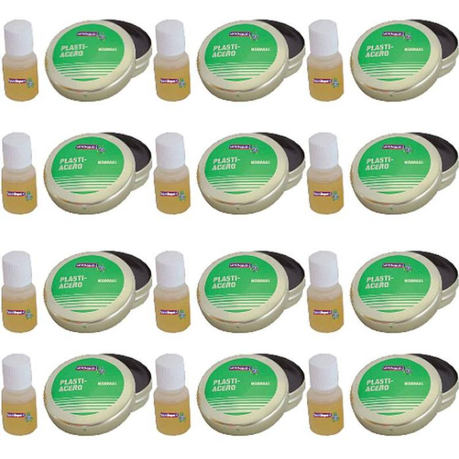 Soldadura Fria para Metales MXPPA-003-1 Color Gris Rendimiento Ancho 1mm Longitud 0,472m 12 Pzas PlastiAceroN